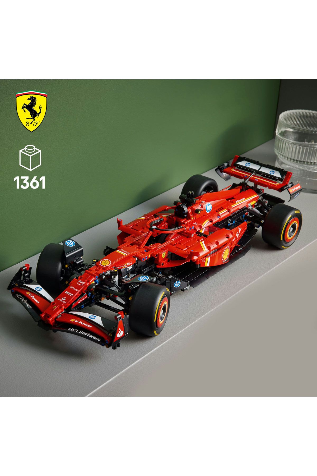 LEGO-®   سيارة تكنيك فيراري SF-24 F1 42207 - مجموعة بناء نموذج لعبة 18+ (1361 قطعة) 5