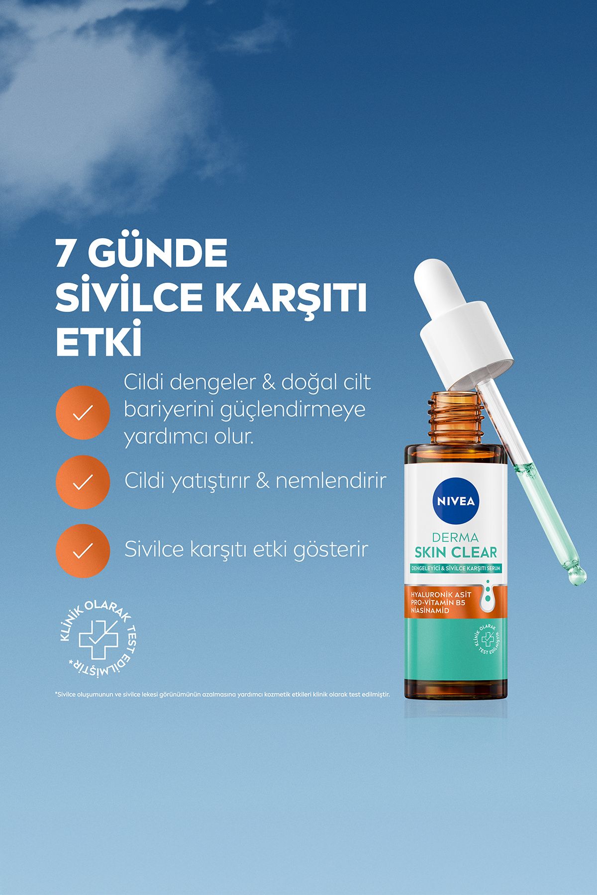 سرم ضد آکنه شفاف کننده پوست 30 میلی لیتری و کرم پاک کننده شب 40 میلی لیتری کیف هدیه NIVEA