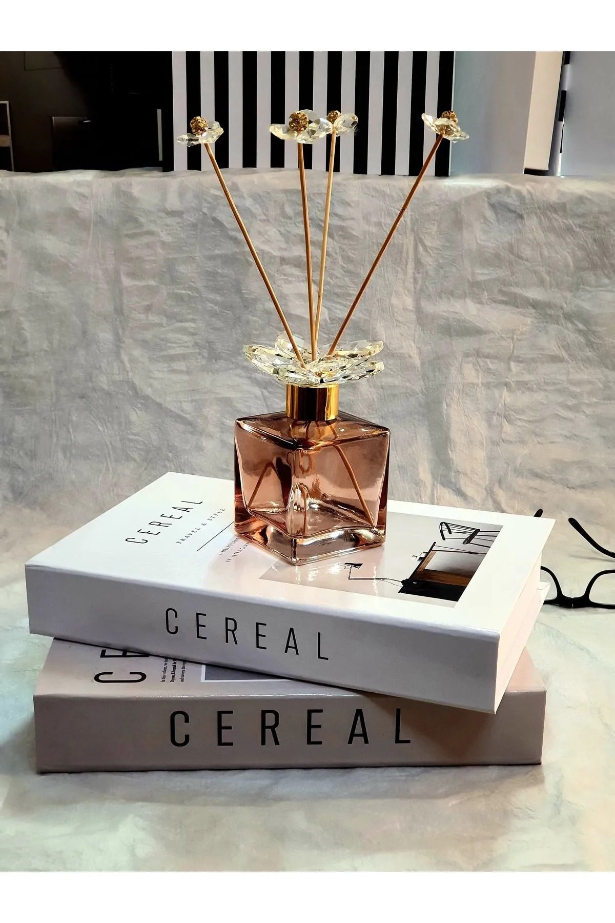 Saccura Dekor-Set de 2 cutii decorative - Cutie pentru cereale și cărți 4