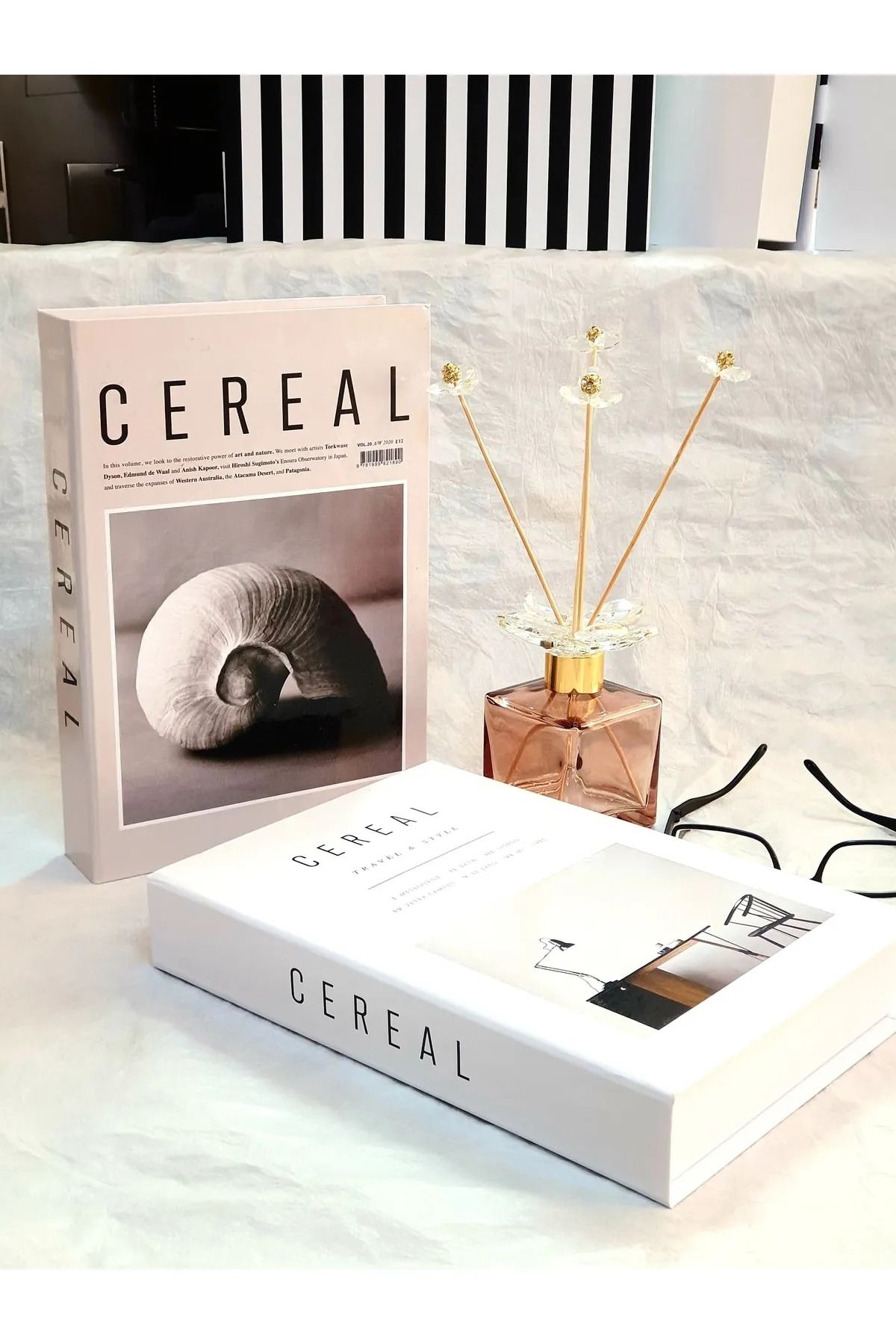 Saccura Dekor-Set de 2 cutii decorative - Cutie pentru cereale și cărți 6