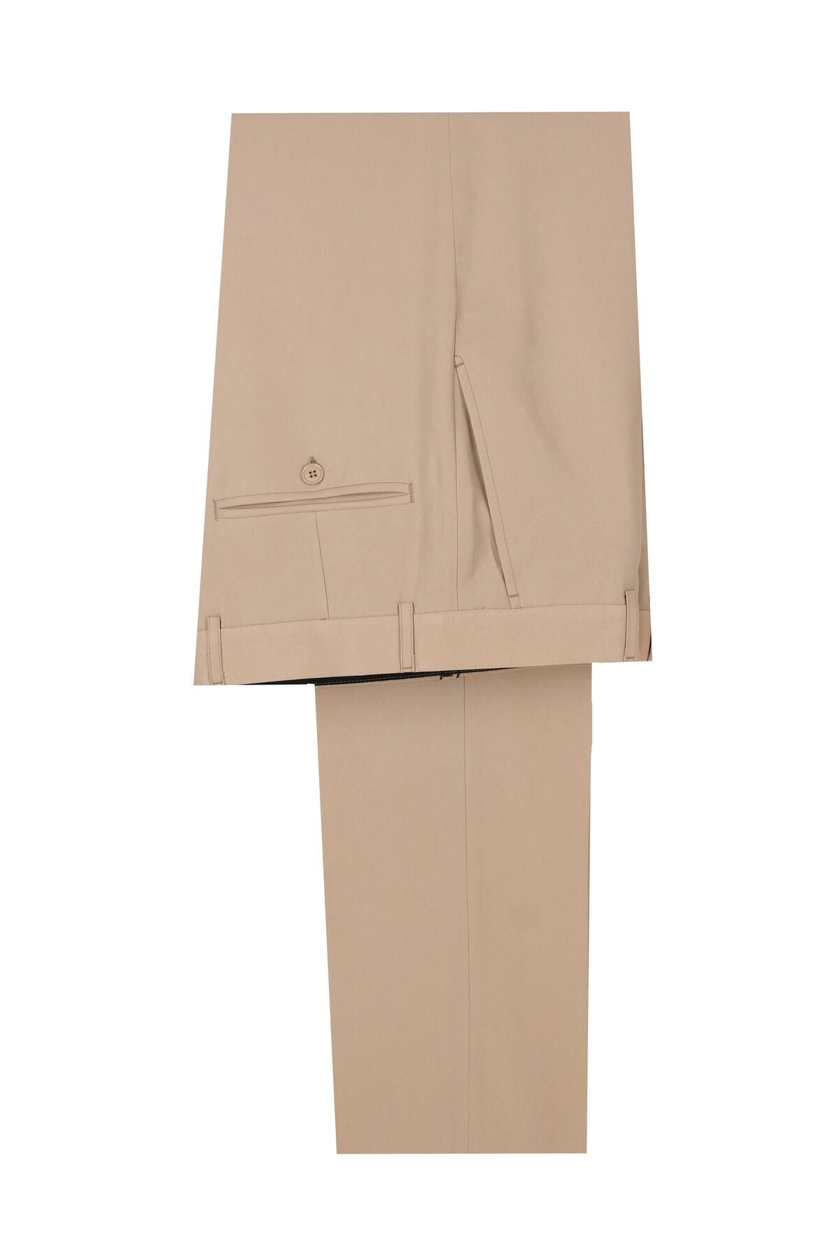 BLU-Classic Cotton Trousers 1