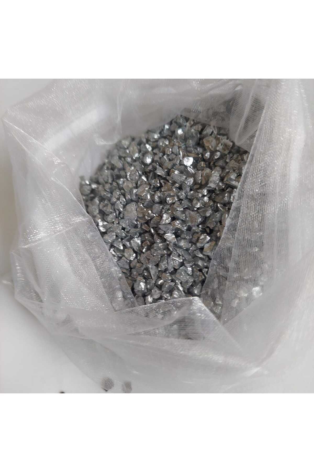 Mikasso Gümüş Cam Epoksi Kırıkları El Kesmeyen Camdan Kırık Epoksiden Kırıklar 450gr