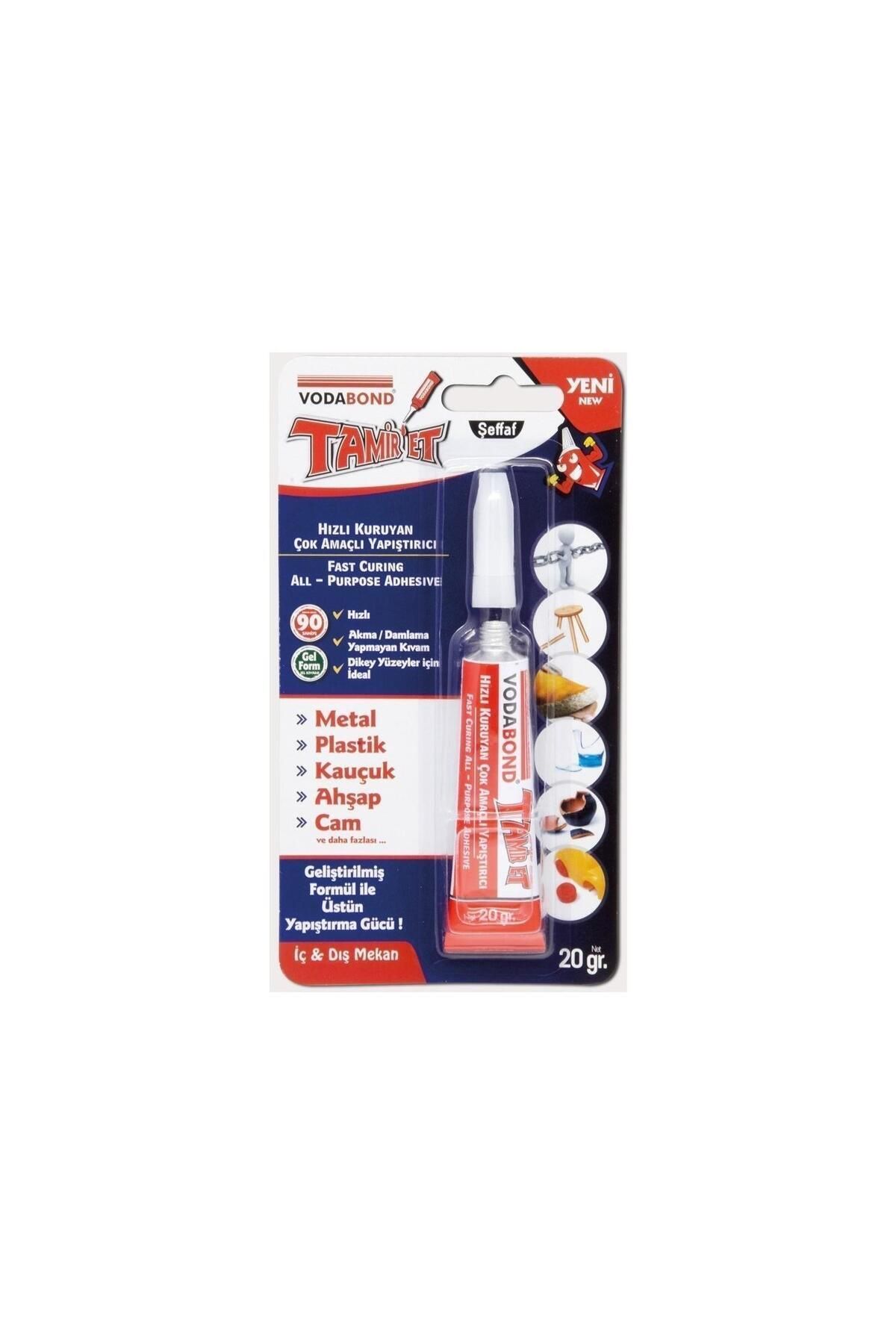 Mikasso Tamir Et Çok Amaçlı Jel Yapıştırıcı 20 gr Metal - Plastik - Kauçuk - Ahşap - Cam