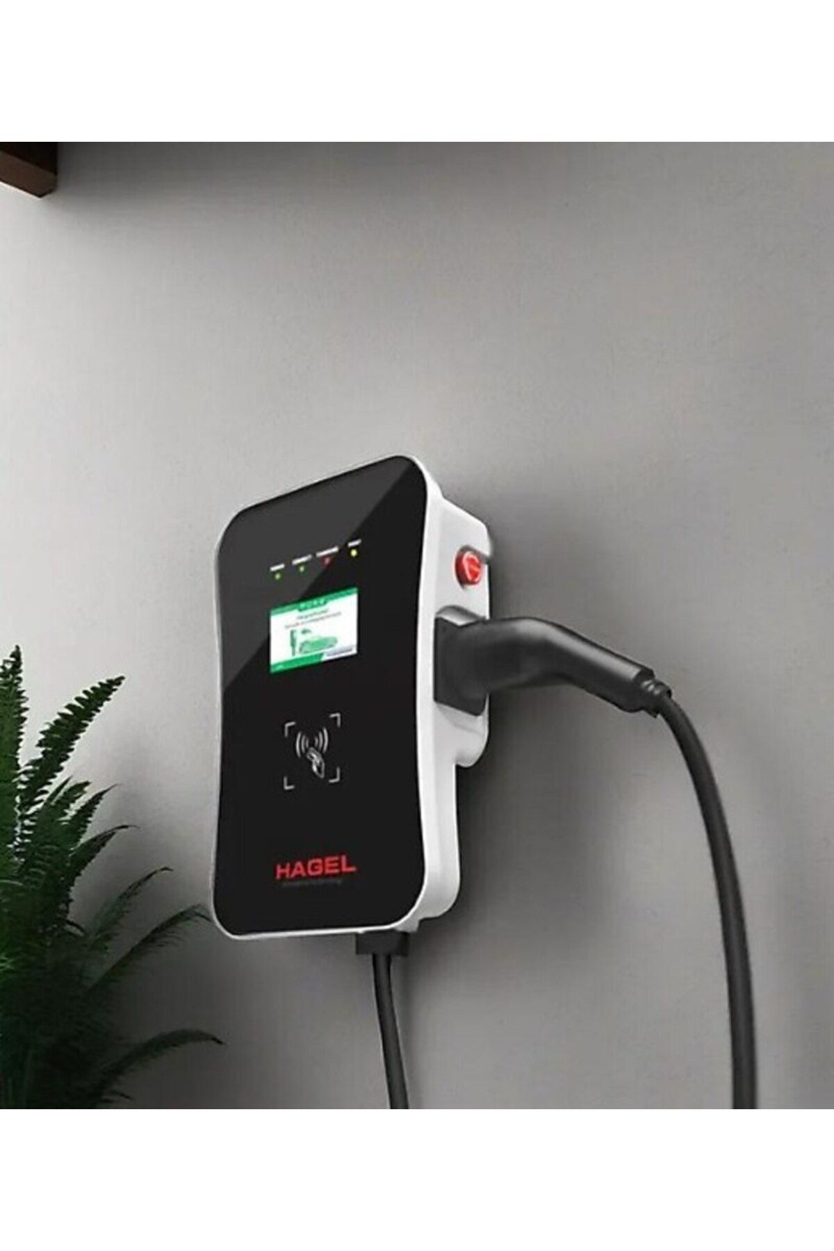 HAGEL Ev tipi 380 volt 22 kw elektrikli araç şarj istasyonu Tesla Renault togg Mercedes bmw hyundai byd