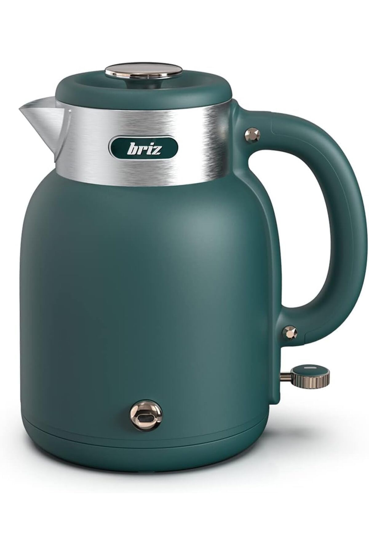 STOREMAX trndShop BR1040 Retro Yeşil Su Isıtıcı Çelik Kettle MryStore 965645