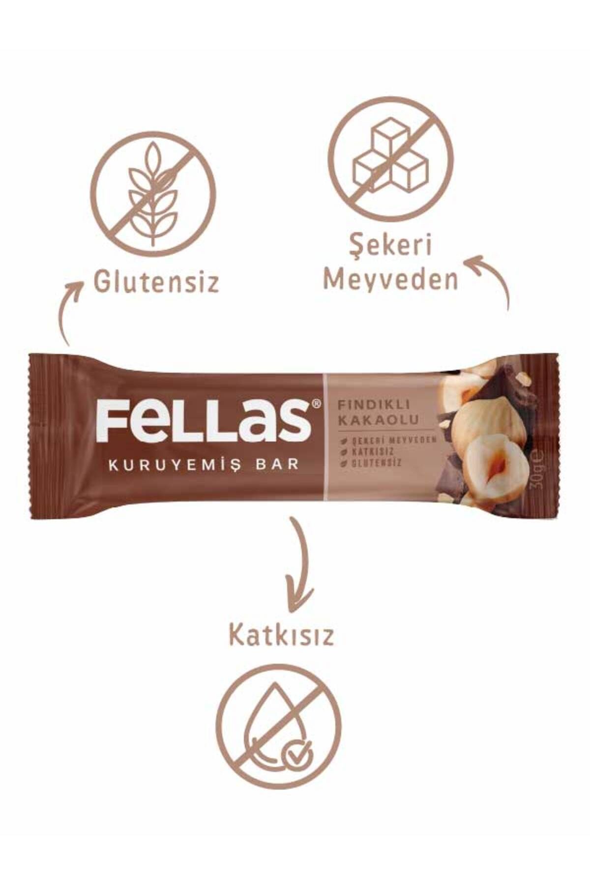 Fellas-Cocoa Nuts Bar with Nuts 30g X12 Pieces 3