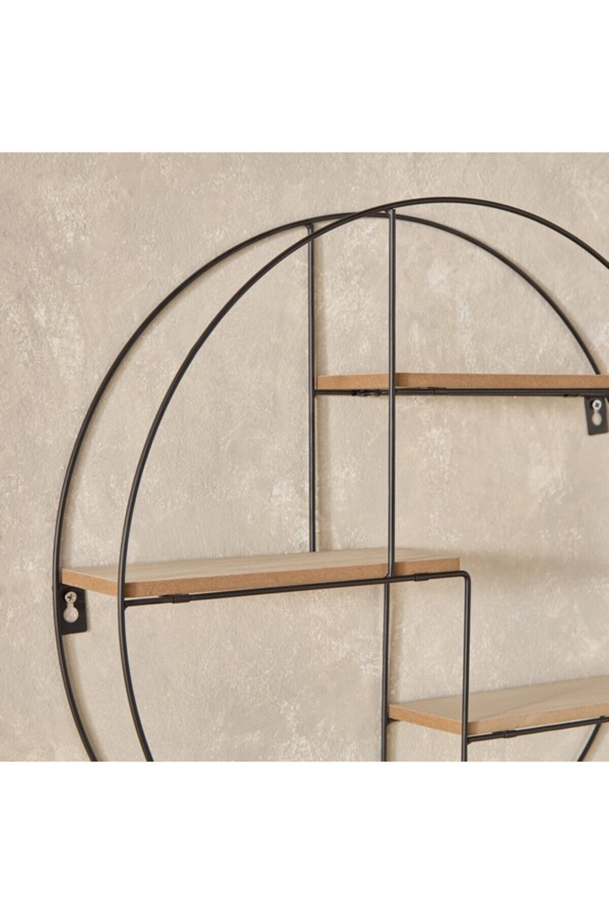 Home Box-رف حائط معدني قابل للطي من سيرا مع ألواح MDF مقاس 50x10x50 سم 4