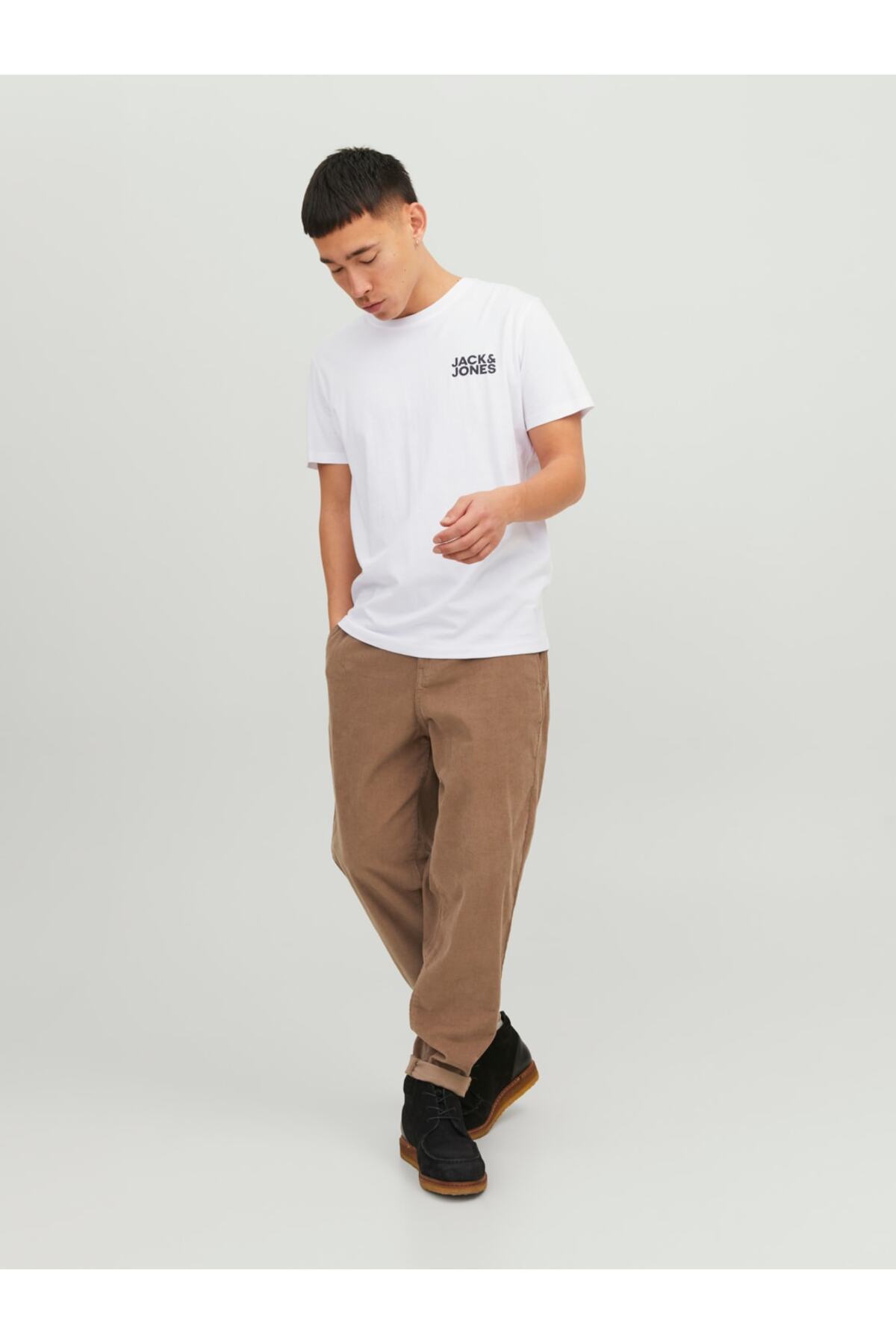 Jack & Jones Jjecorp Logo Tee SS O-neck Noos White görsel 3