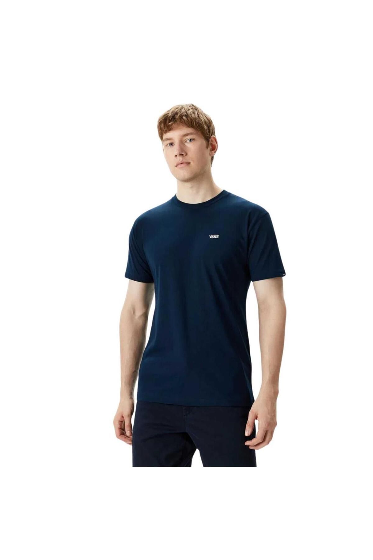 Vans-Tricou Mn Left Chest Logo Tee bleumarin pentru bărbați 2