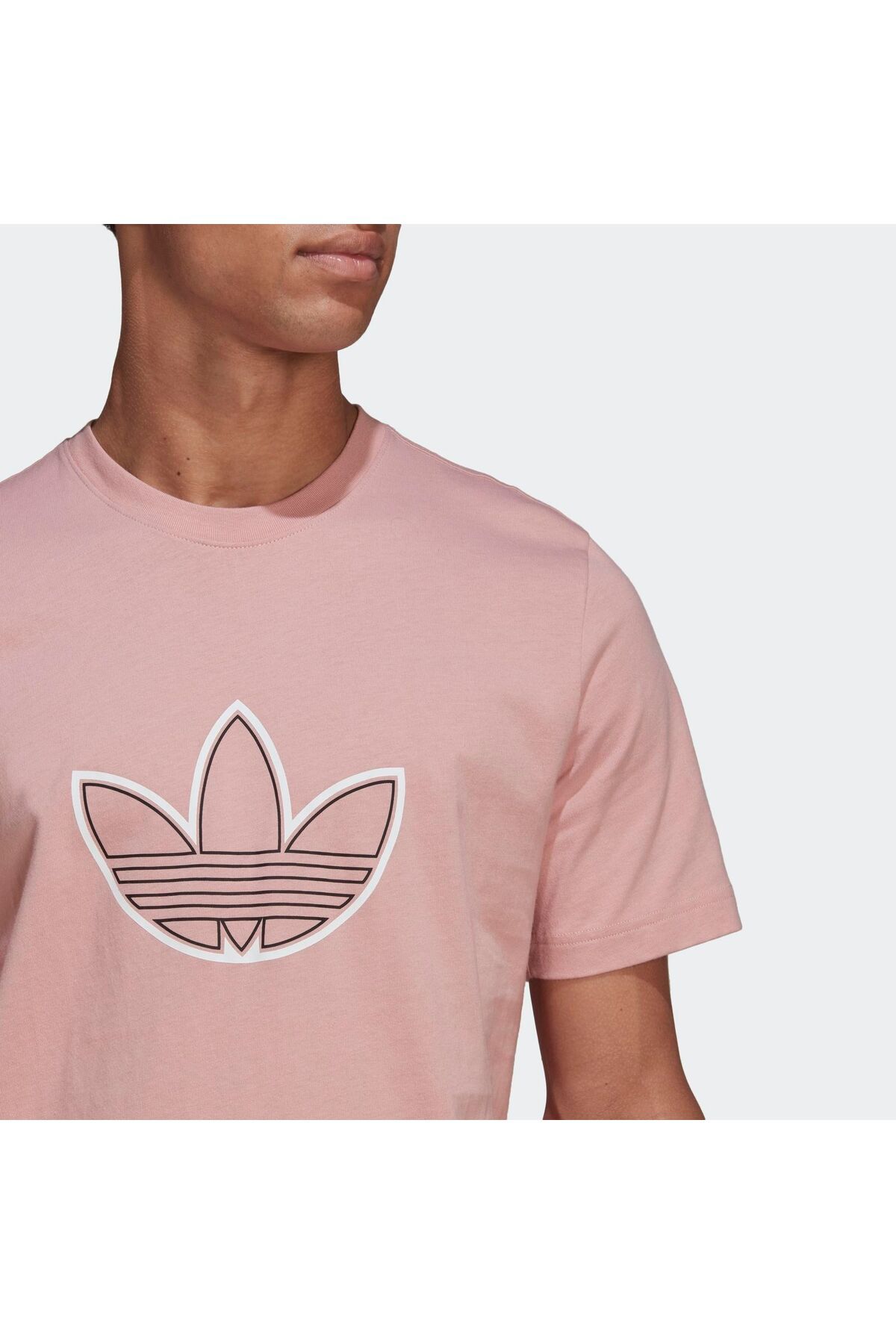 adidas-ADIDAS T-shirt for men OUTLINE LOGO T - HE4681 6
