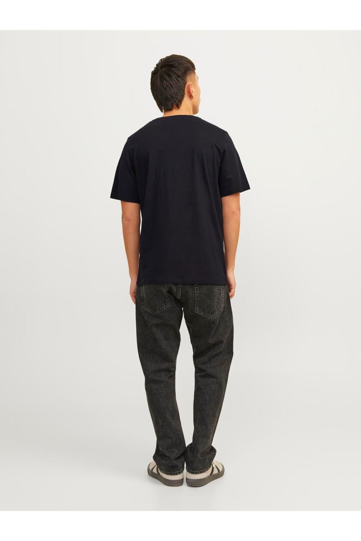 تیشرت مردانه طرح دار آستین کوتاه | جک اند جونز Jack & Jones TYCB50B546BA3A6A00 - تصویر 4