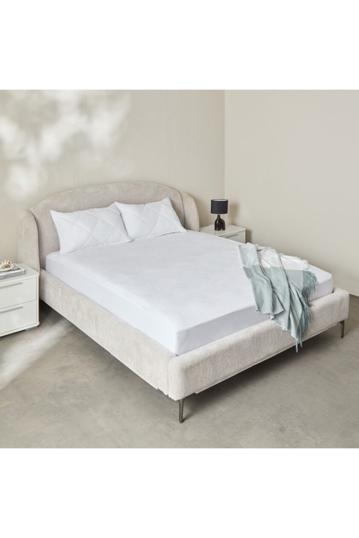 Home Box-Terry Waterproof Olympic Queen Mattress Protector 160x200+33 cm 7