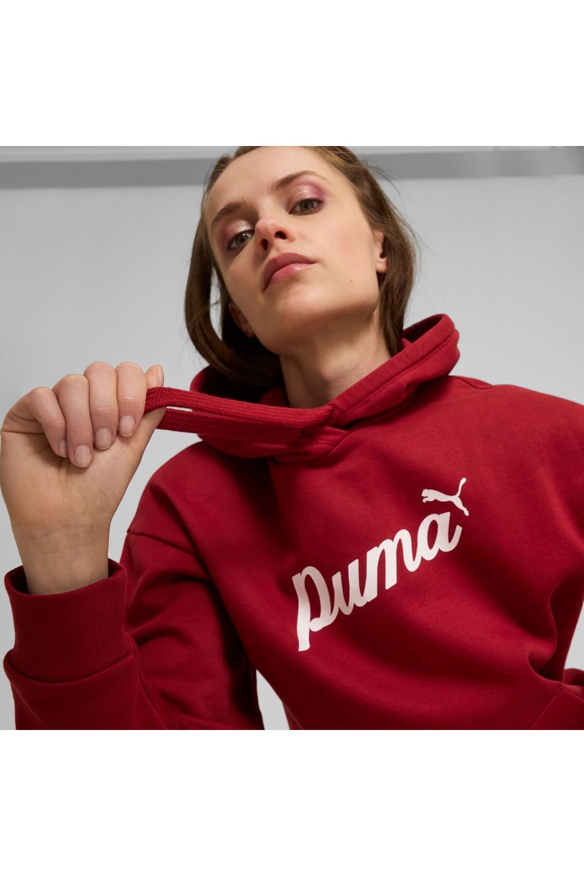 Puma-PUMA women's sweatshirt ESS+ SCRIPT HOODIE FL - 68153413 6