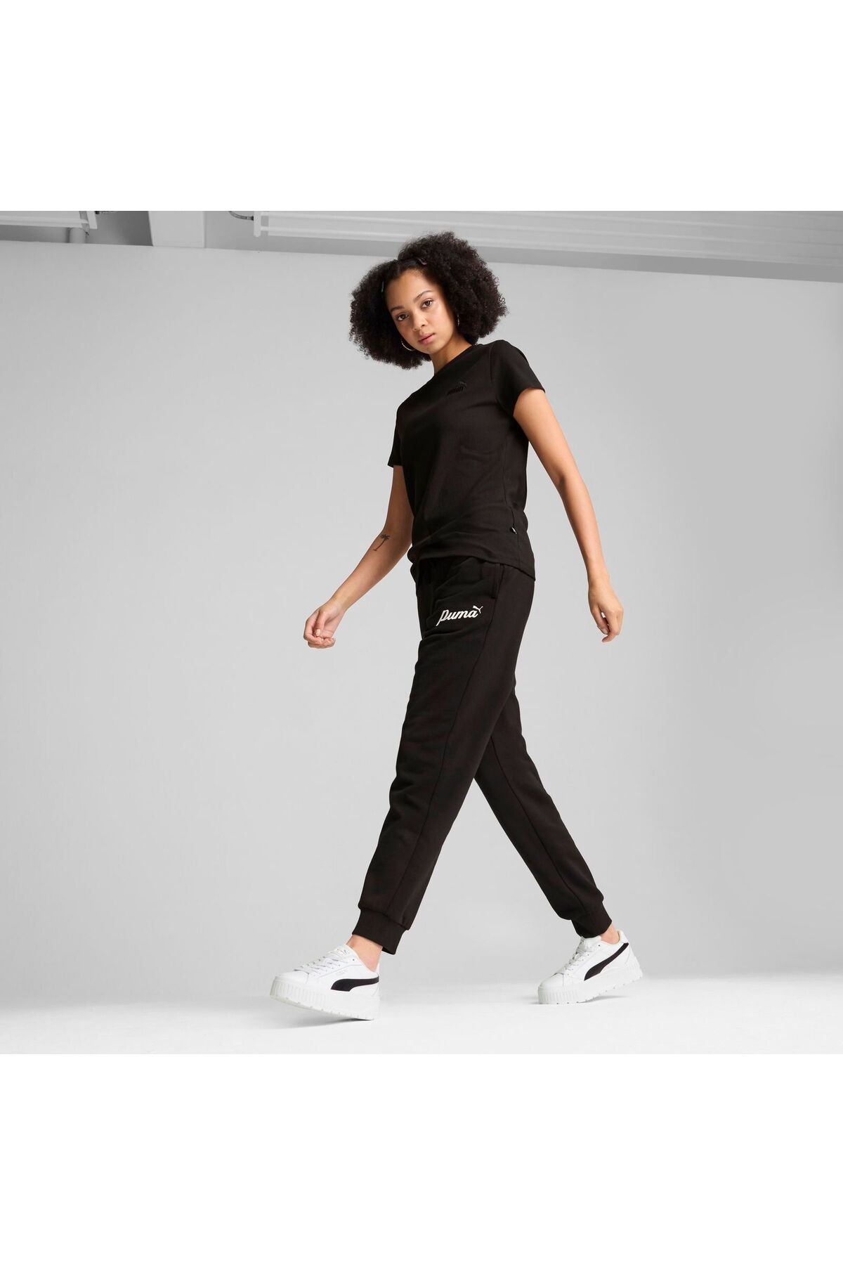 Puma-PUMA women's ESS+ SCRIPT PANTS FL sweatpants - 68153601 5