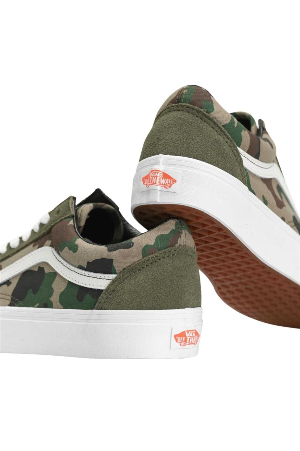 Vans-Old Skool Patterned Green Sneaker 6