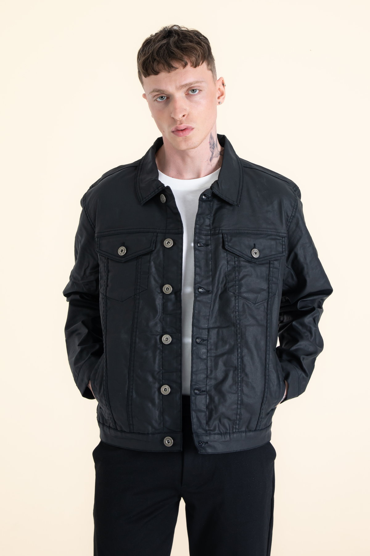 AESTHETIC TEXTILE  DERİ CEKET - Görsel 8