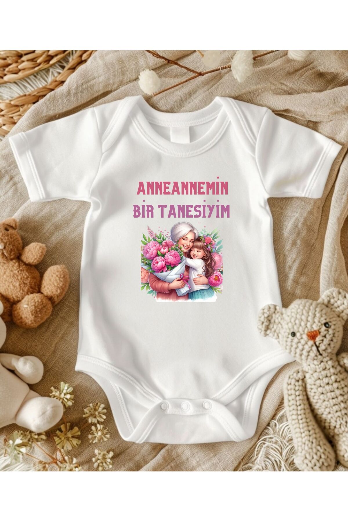 lupi yazılı zıbın hediye yenidoğan anne baba hala yenge amca dayıya