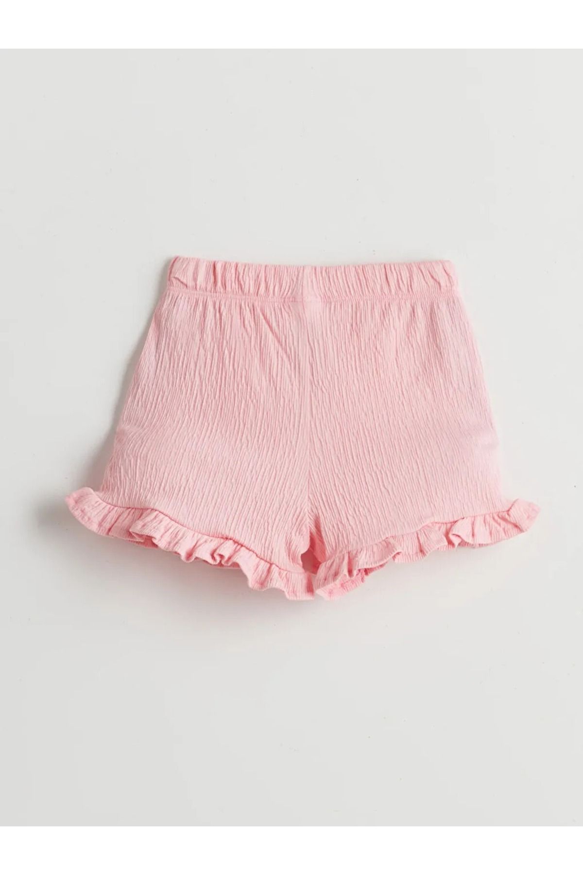 LC Waikiki-Lcw Kids Pink Buttoned Girls Blouses and Shorts 2Pcs 5