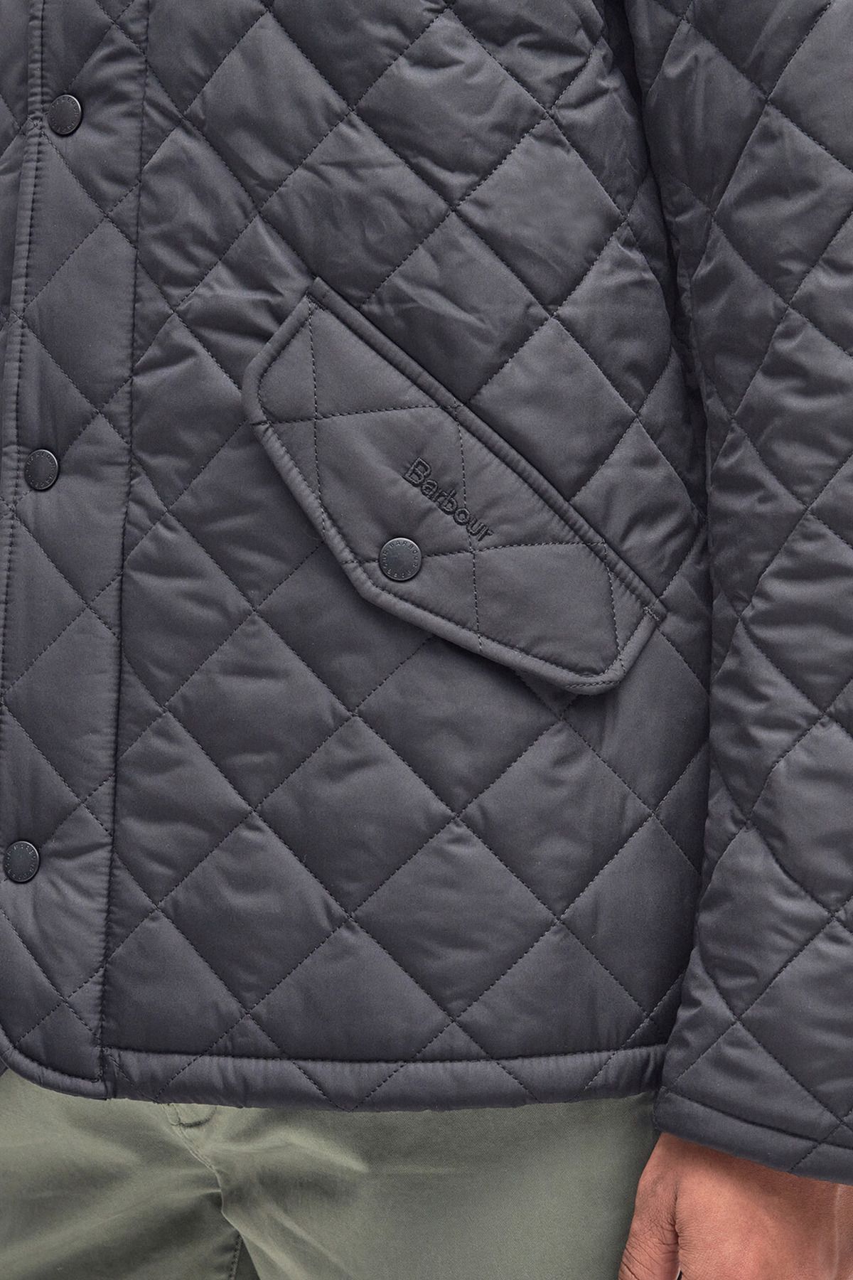 کاپشن مشکی مردانه ژاکت چلسی کاپیتون BK11 سیاه Barbour