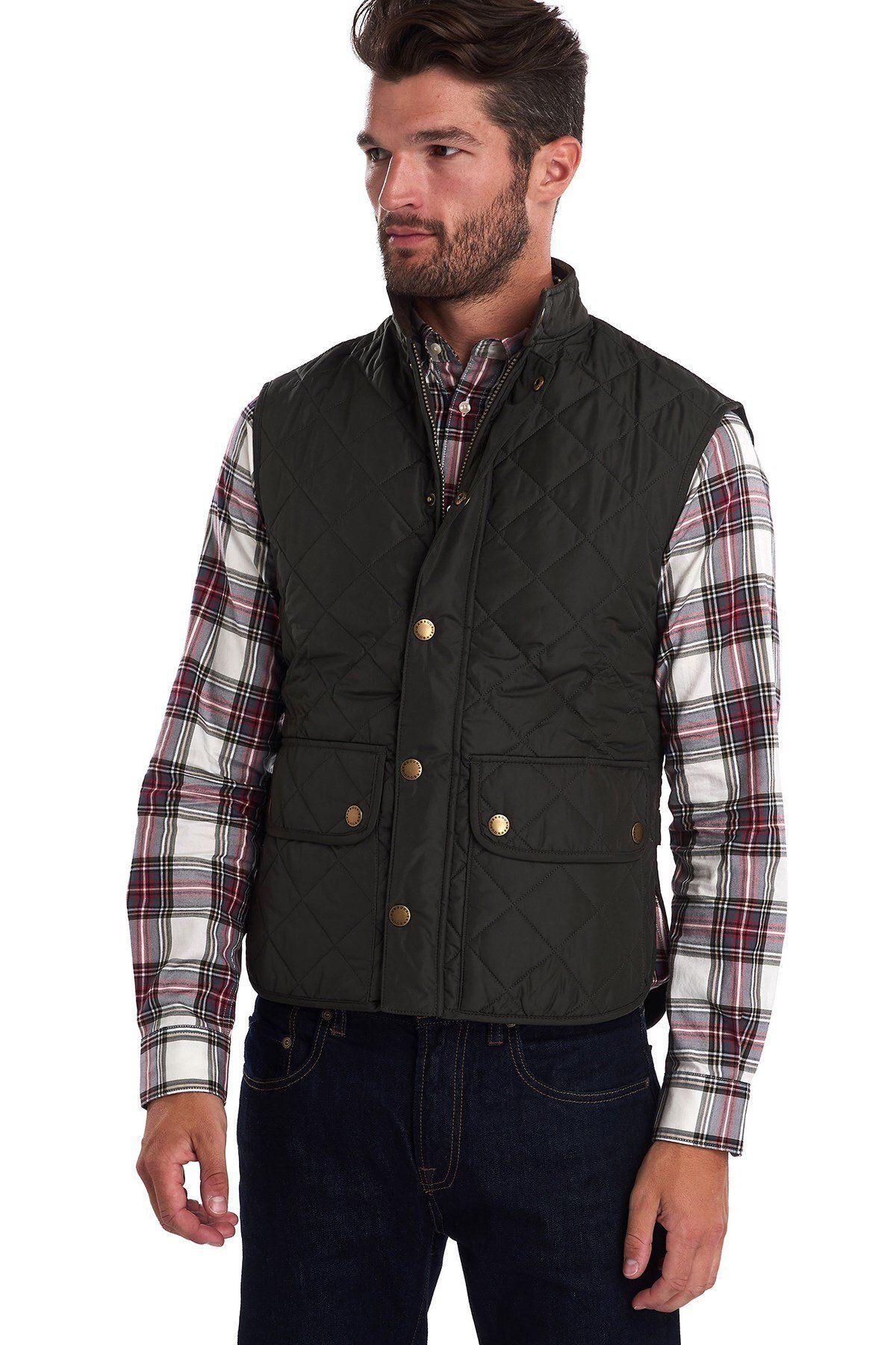 جلیقه سبز مردانه زیرین GN71 SAGE Barbour