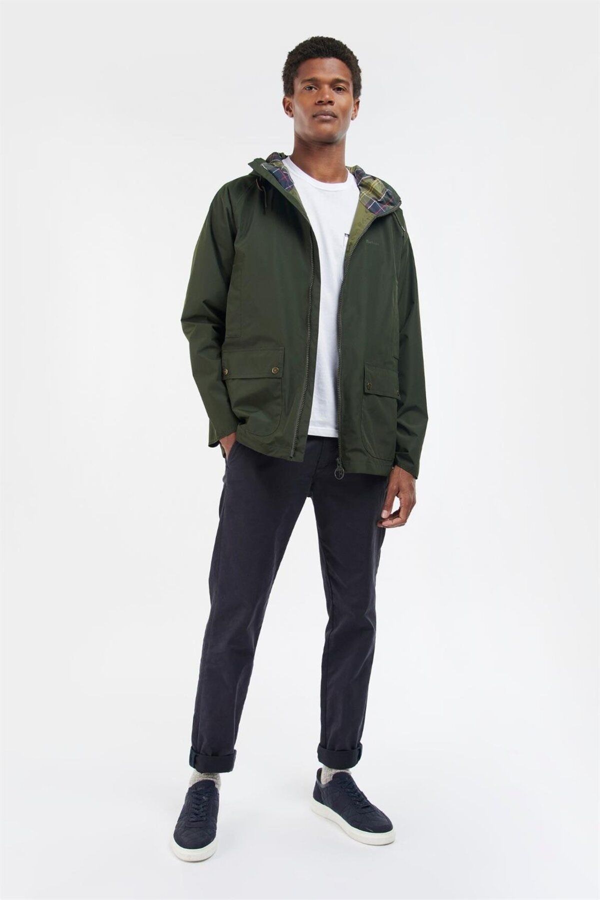 کاپشن سبز مردانه ژاکت SG71 SAGE اورجینال Barbour