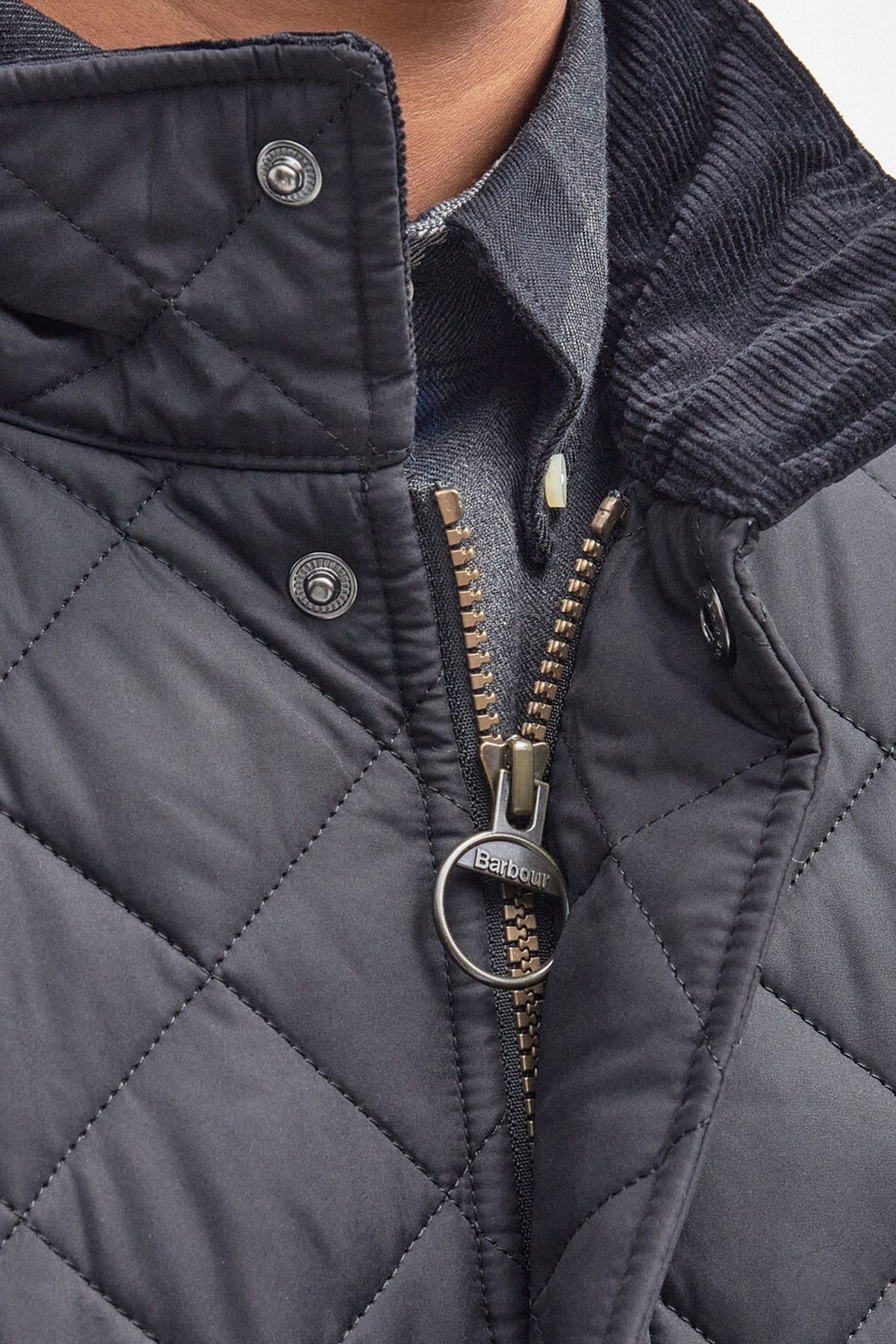 کاپشن مشکی مردانه ژاکت چلسی کاپیتون BK11 سیاه Barbour