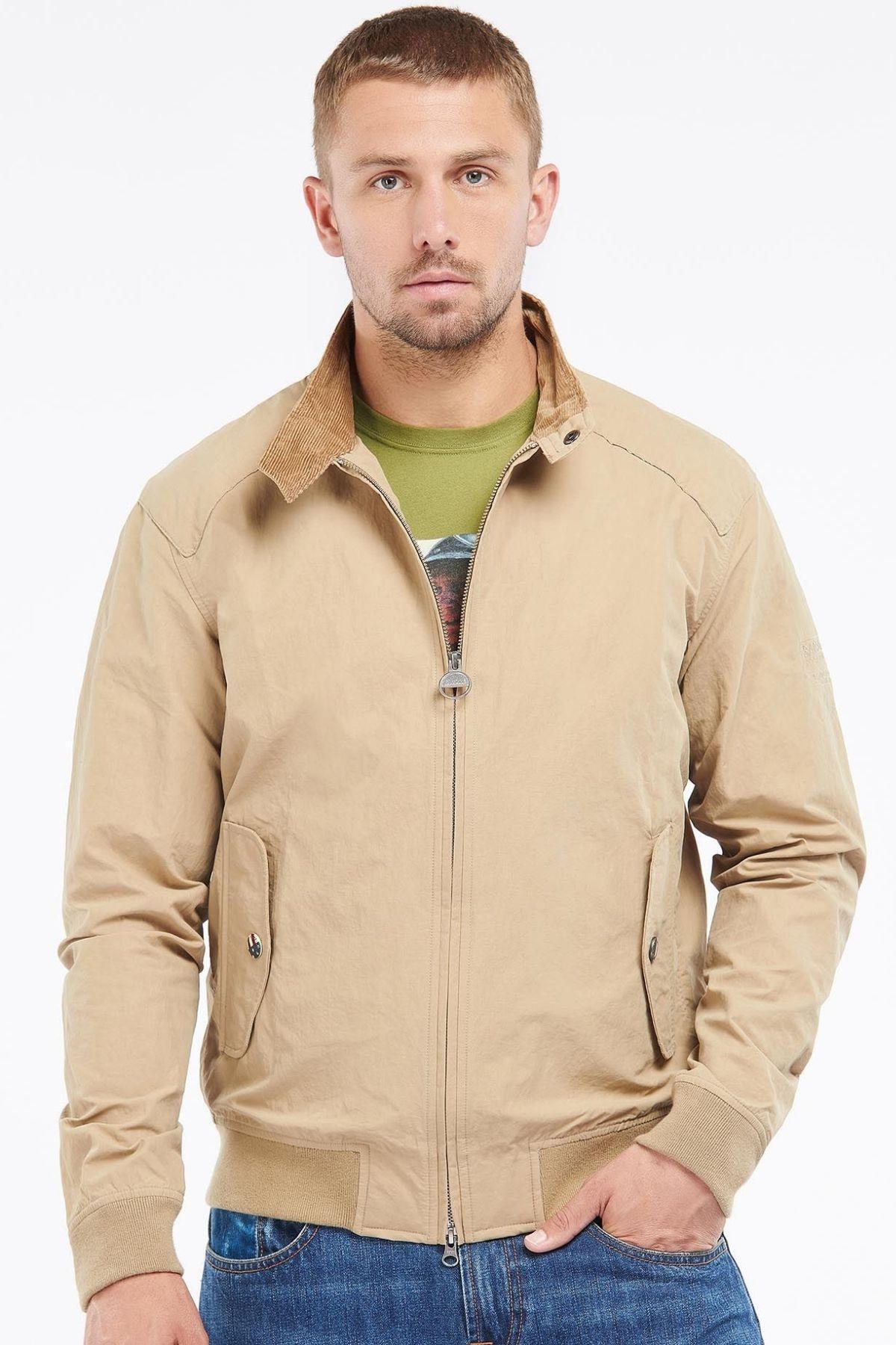 باربور B.Intl Steve McQueen Herrington کاپشن BE31 Military Brown