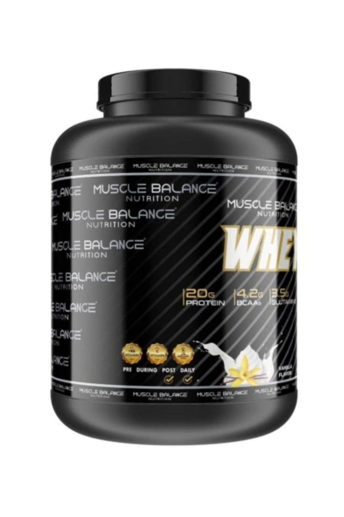 MUSCLE BALANCE-Whey Protein 1400 Gr 50 Servings Vanilla 2
