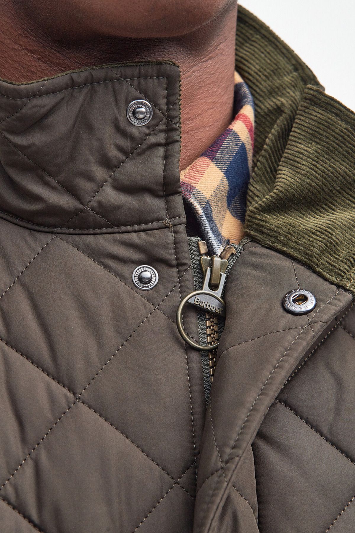 کاپشن چند رنگ مردانه ژاکت چلسی کاپیتون OL51 زیتون Barbour