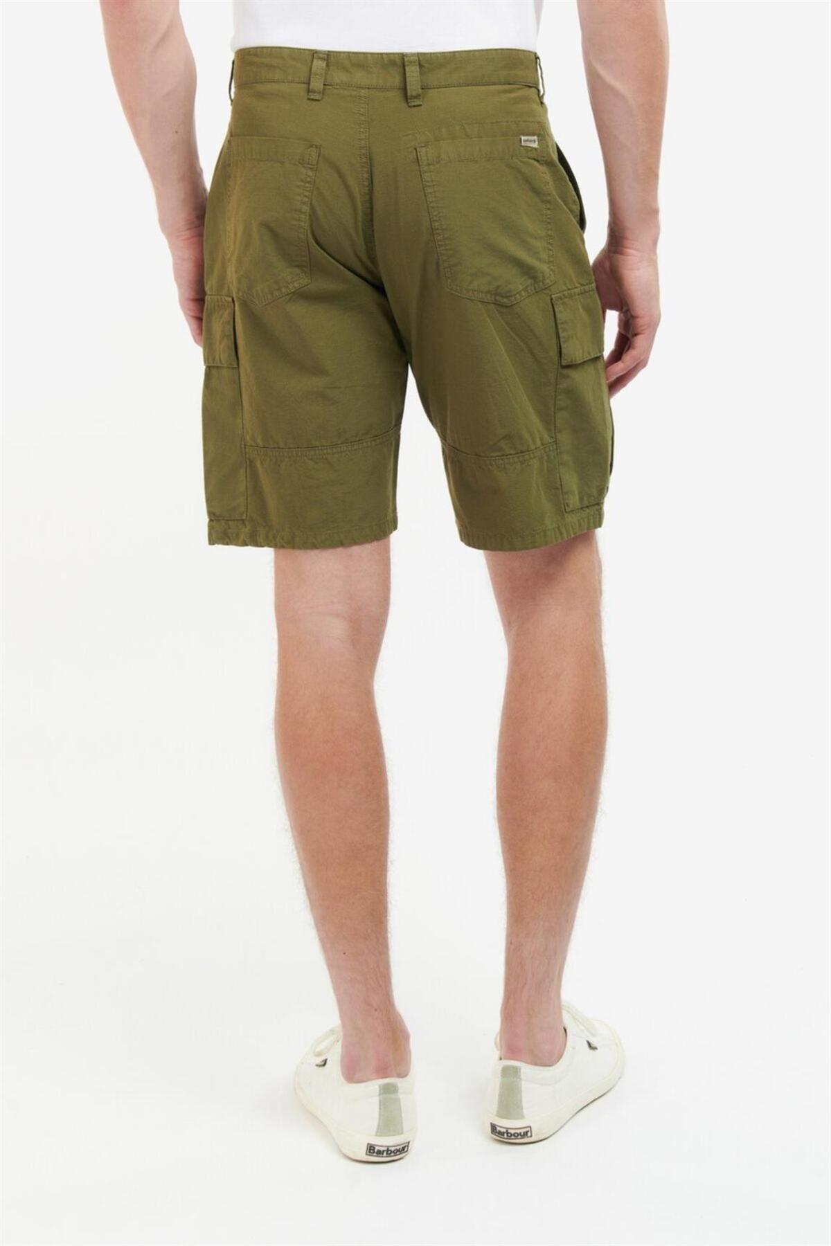 شلوارک مردانه راسته فاق نرمال | باربور Barbour MST0023-GN61 - تصویر 3