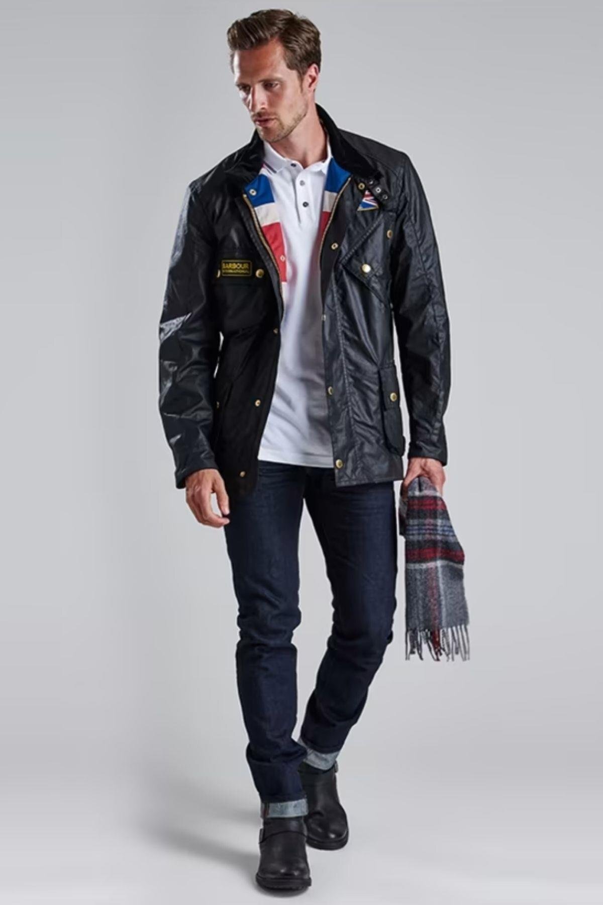 کت تک مردانه راسته | باربور Barbour MWX0068-113 - تصویر 3