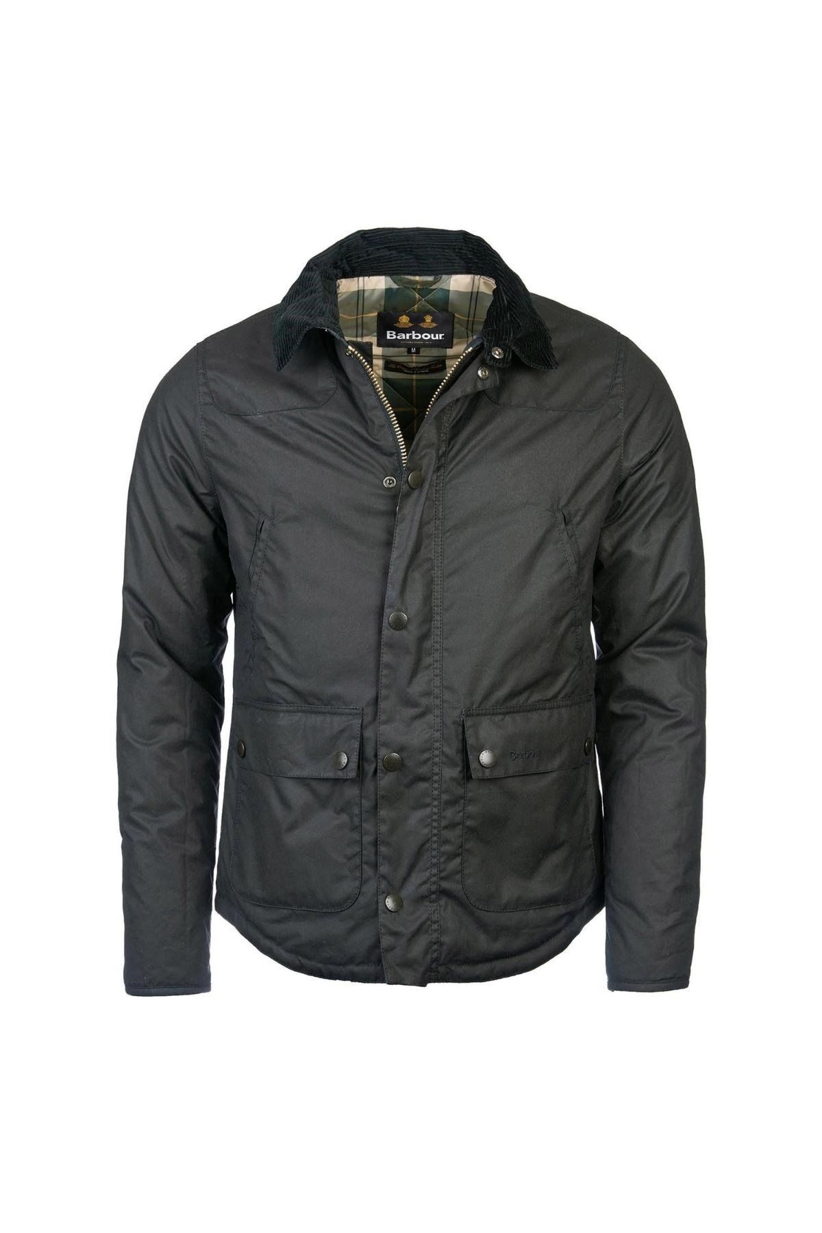 کت مشکی مردانه ژاکت روغن SG51 SAGE اورجینال Barbour
