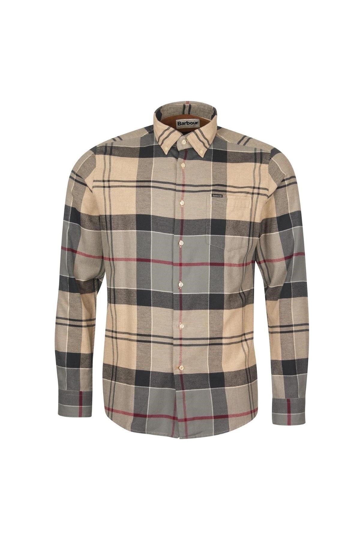 پیراهن مردانه راسته آستین بلند | باربور Barbour MSH4990-TN3 - تصویر 2