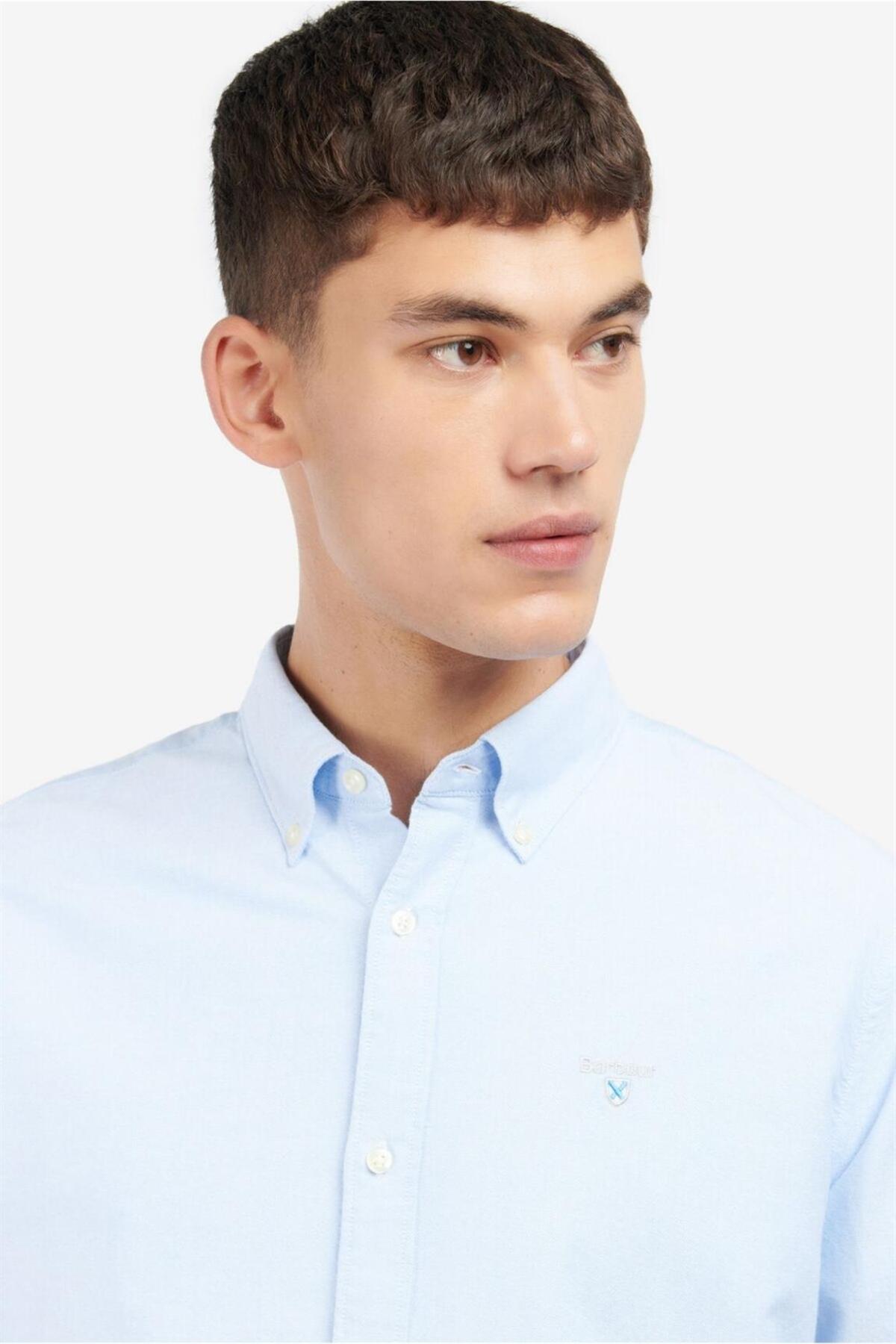 پیراهن مردانه راسته آستین بلند | باربور Barbour MSH5301-150 - تصویر 4