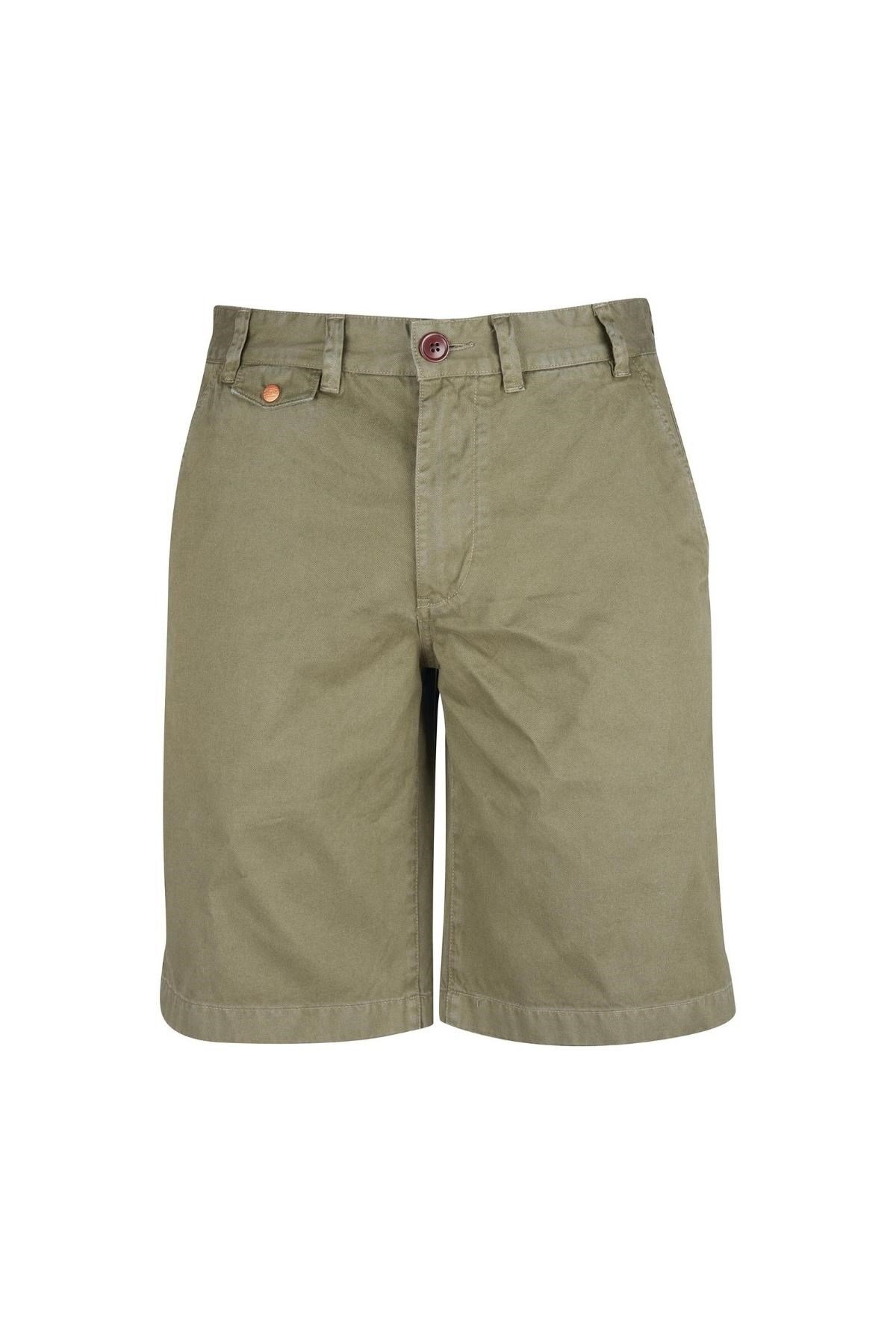 شلوارک مردانه راسته فاق نرمال | باربور Barbour MST0006-GN61 - تصویر 2