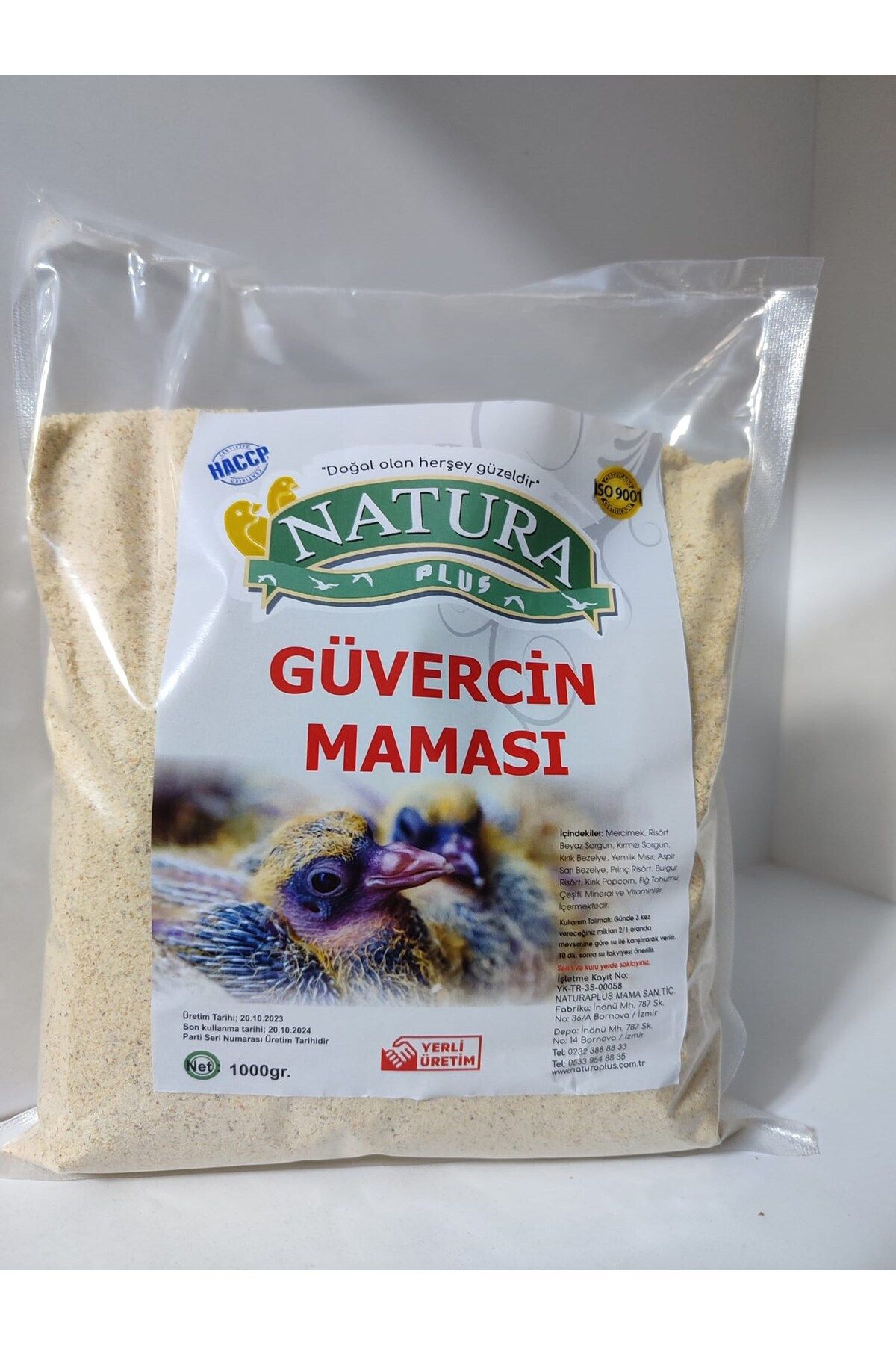 Pet Dünyam Kuzela Güvercin Elle Besleme Maması 1000 Gr ( Pet Dünyam )