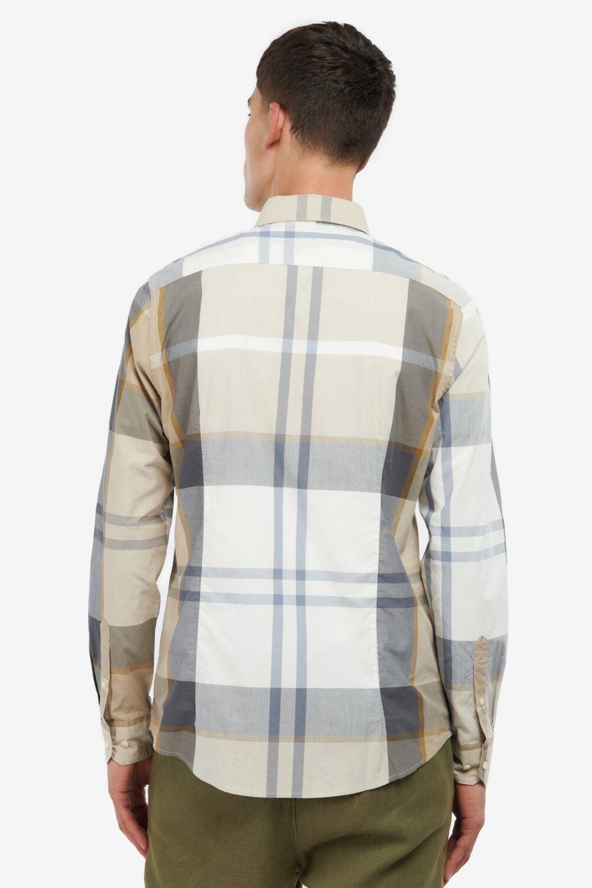 پیراهن مردانه راسته آستین بلند | باربور Barbour MSH5071-tn88 - تصویر 6