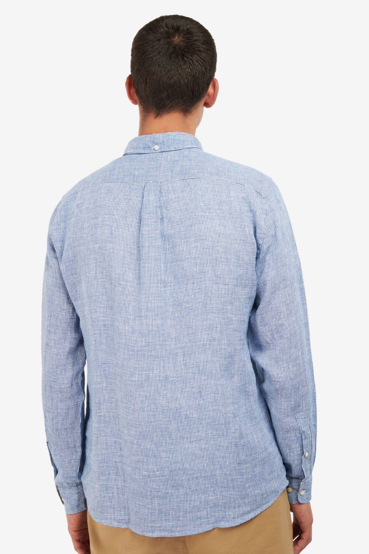 پیراهن مردانه راسته آستین بلند | باربور Barbour MSH5325-NY91 N - تصویر 5