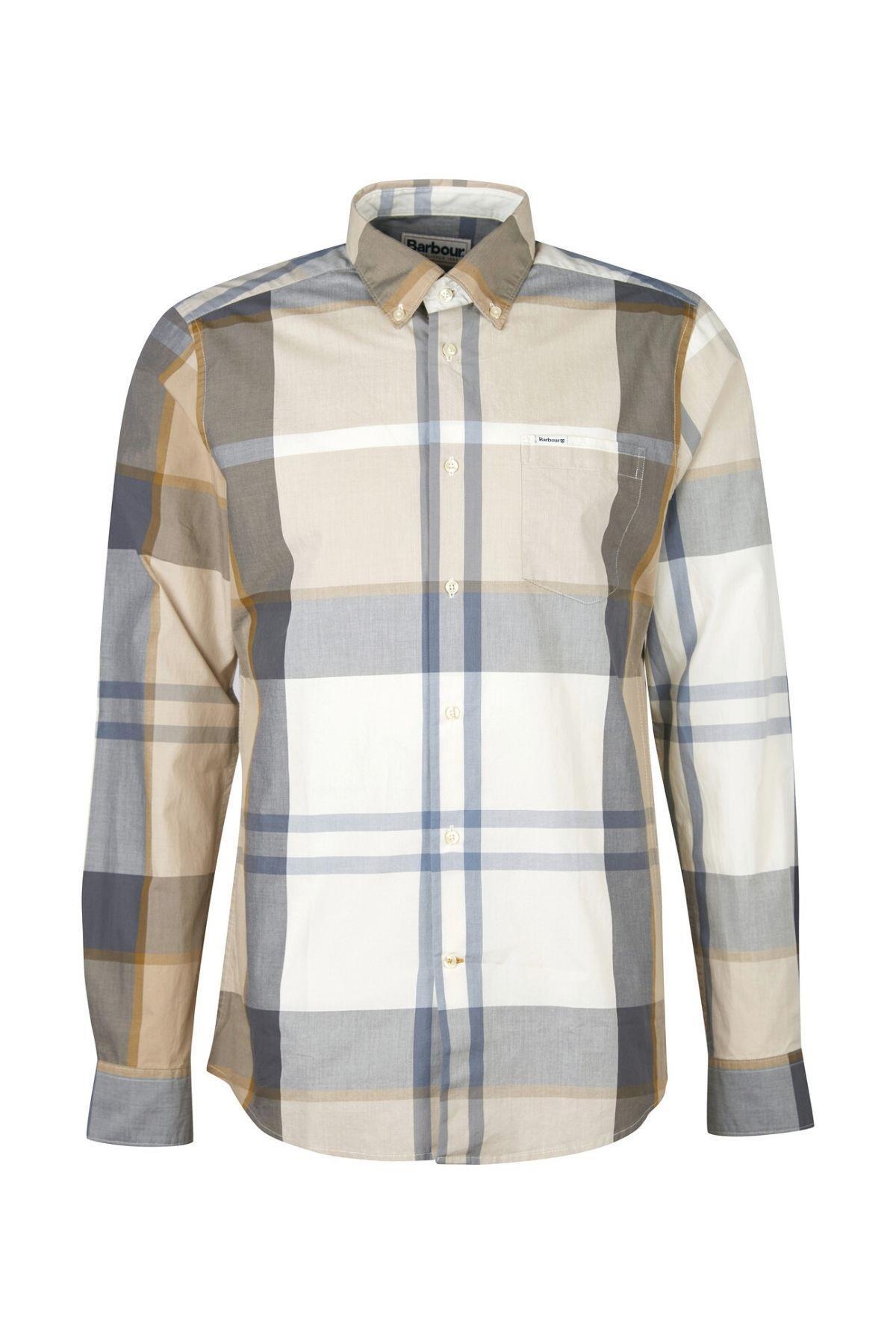 پیراهن مردانه راسته آستین بلند | باربور Barbour MSH5071-tn88 - تصویر 2