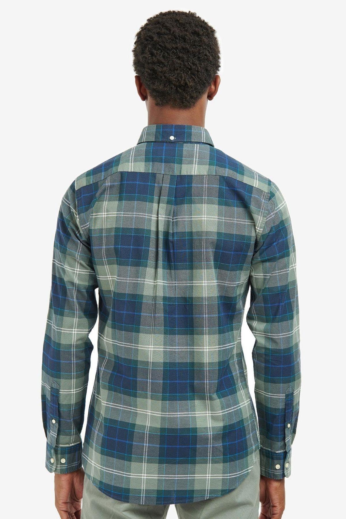 پیراهن مردانه راسته آستین بلند | باربور Barbour MSH5070-TN29 - تصویر 6