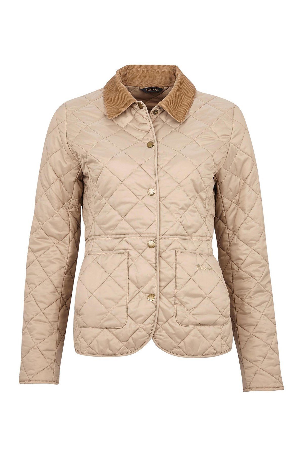 Barbour  Deveron Kapitone Ceket BE34 Lt Trench - Görsel 2