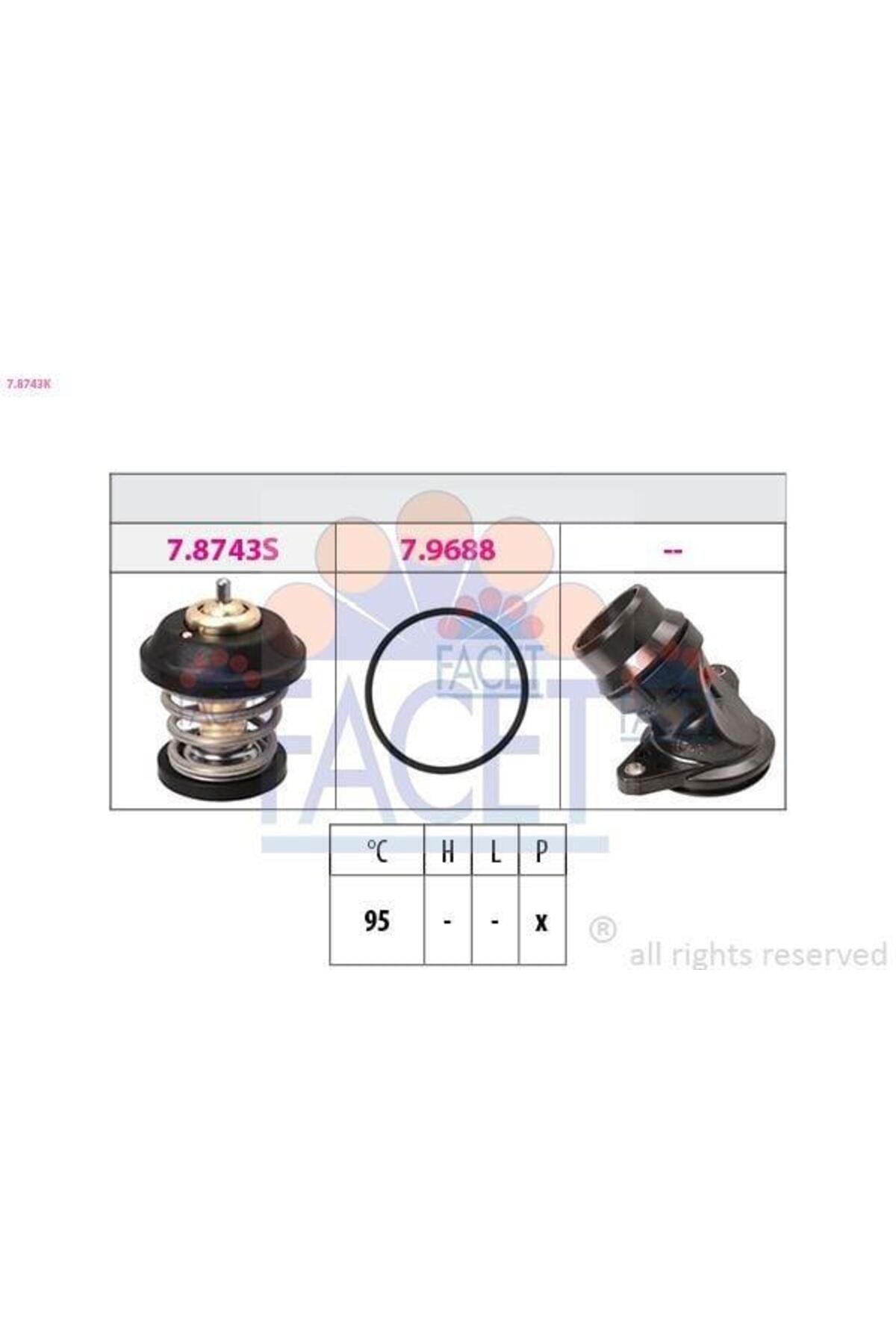 VERNET TH7229.87J | Termostat 87°C 12-Crafter-A4-A6 2.0Tdi