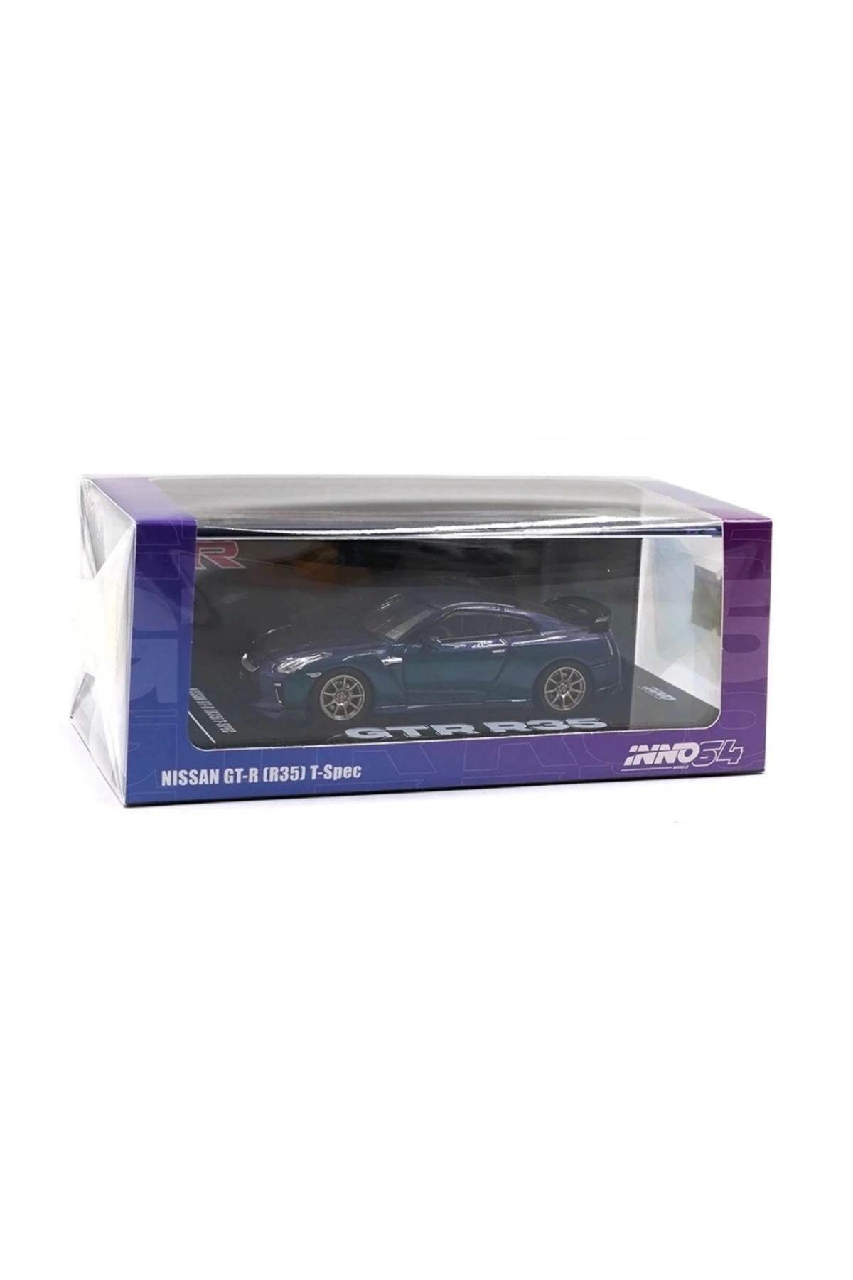 Genel Markalar Nessiworld 1/64 Nissan GT-R T-Spec Midnight Purple