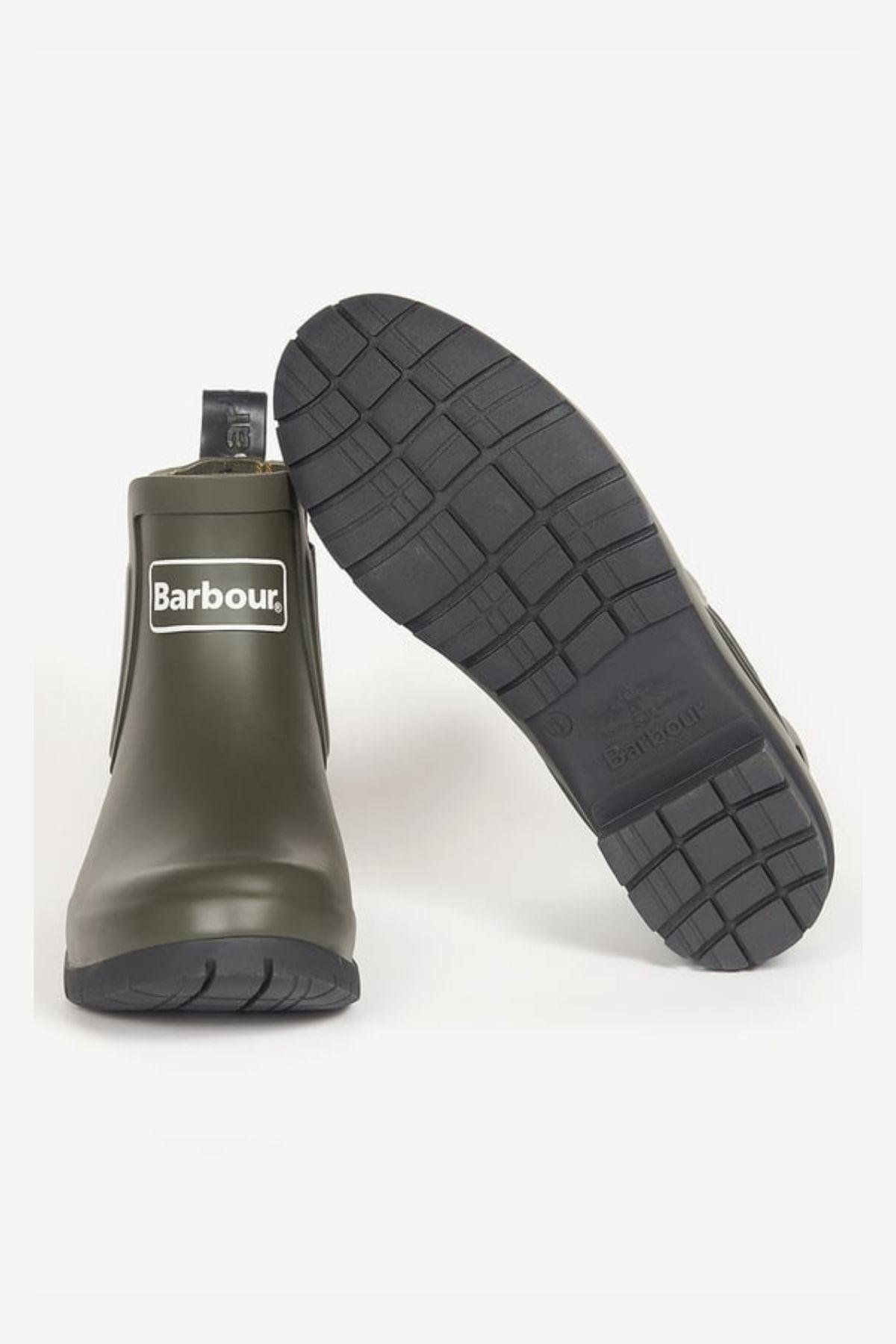 چکمه سبز زنانه بوت پوتین OL11 اورجینال Barbour