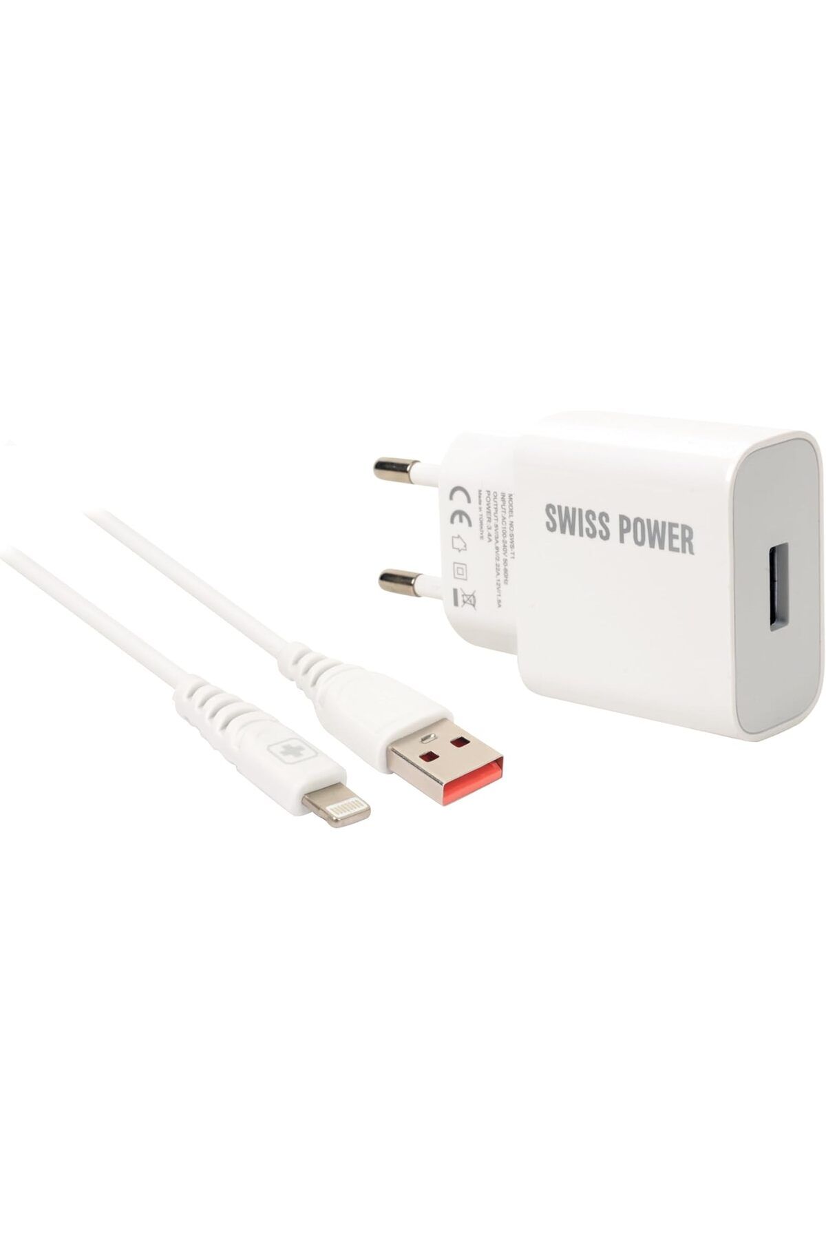 KDROĞLU Store Swiss Power 18w 3.0 Lightning Hızlı Şarj Seti SWS-A1 - Beyaz Designshop 1109836