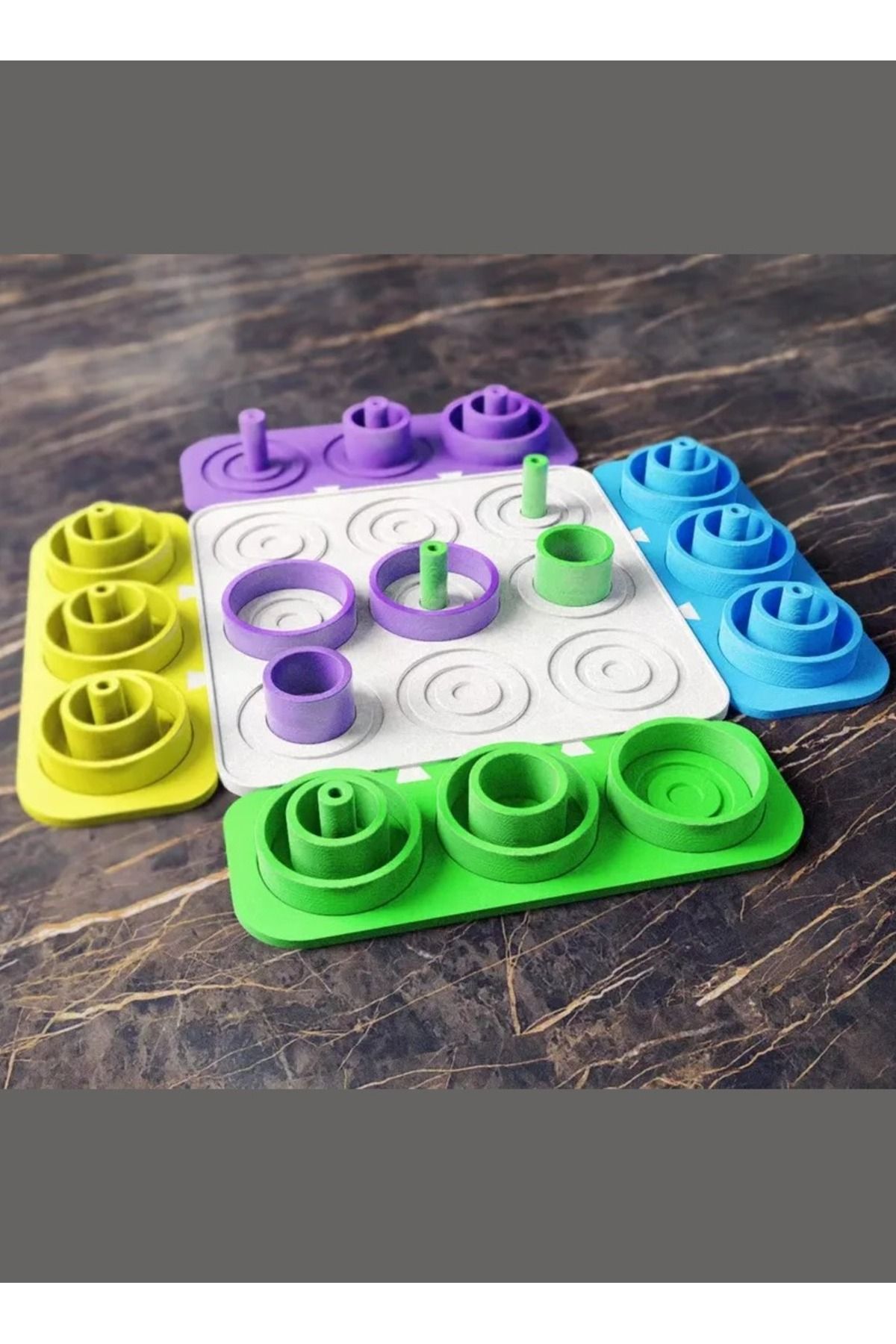 3D Brothers-Tic-Tac-Toe Rings - Ultimate Circular Strategy Game 2