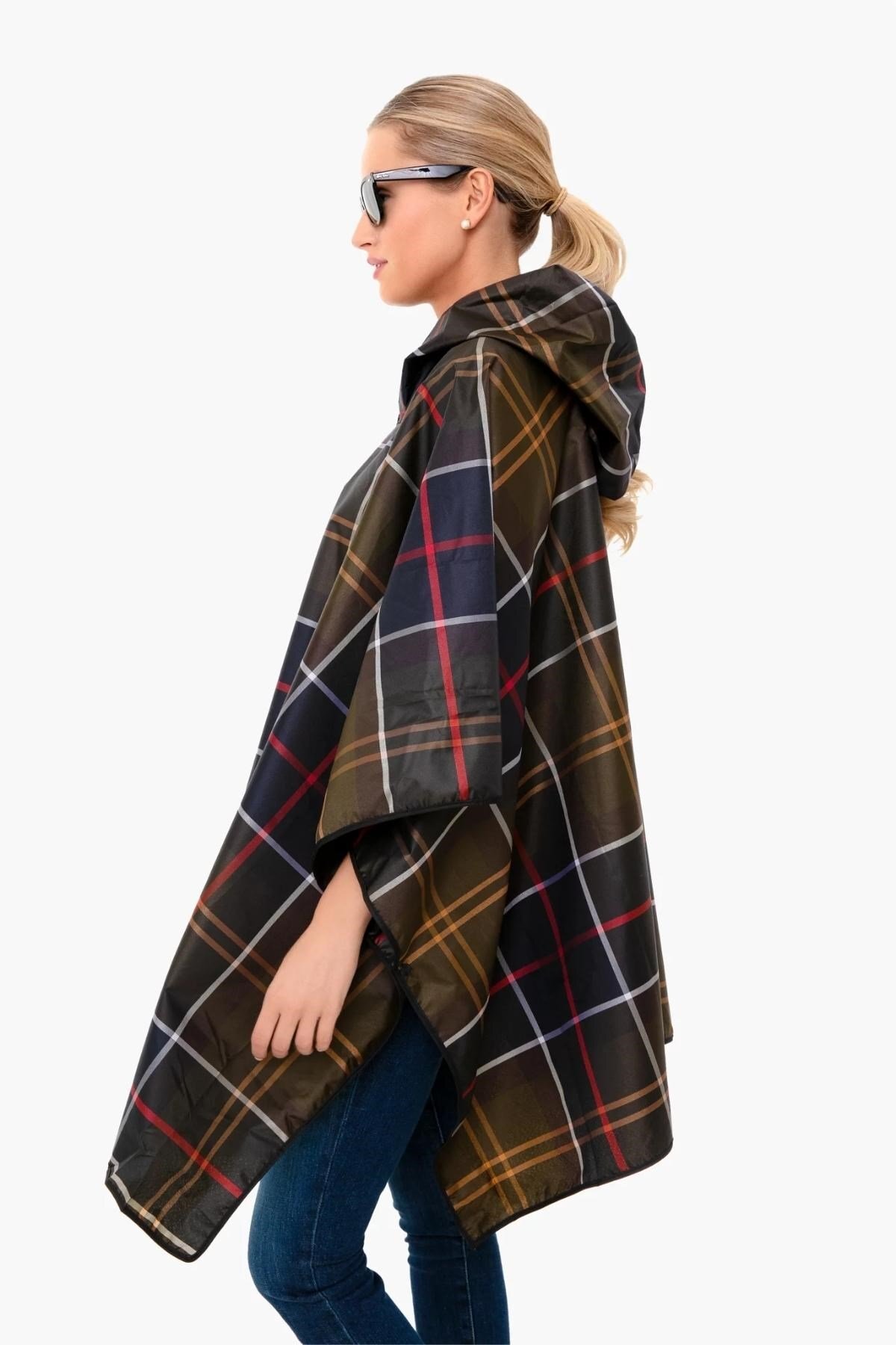 پانچو زنانه طرح دار | باربور Barbour UAC0214-C06 - تصویر 5