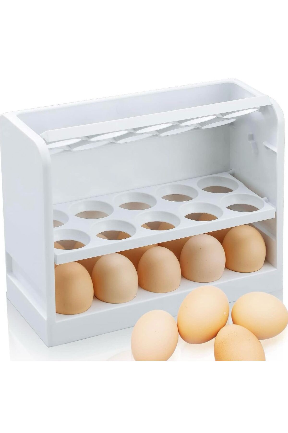 Generica-The egg holder can be placed on the refrigerator door or on the shelves from the inside. Measurement is in the picture. 5