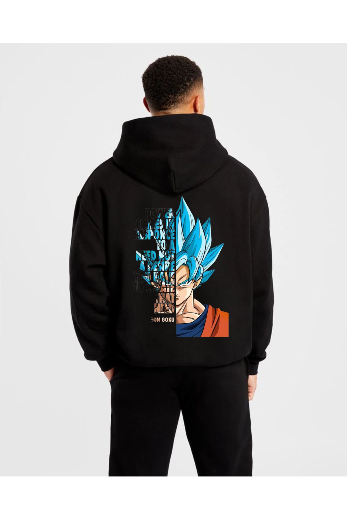 WHB GOKU - 25Cmx 35Cm Ütü Ile yapışan Tekstil DTF Baskı görsel