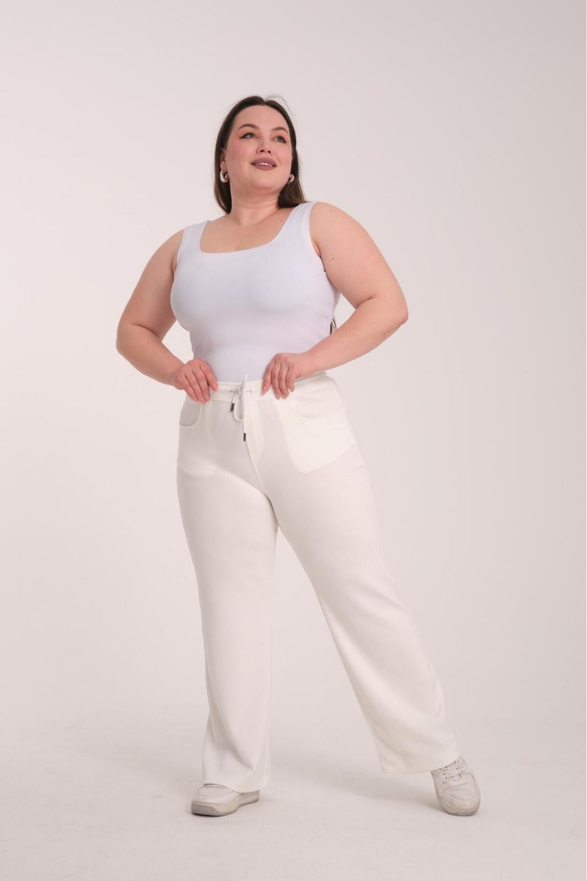 SERRAXXL-Palazzo (Oysho) Fabric Large Size Pants 2